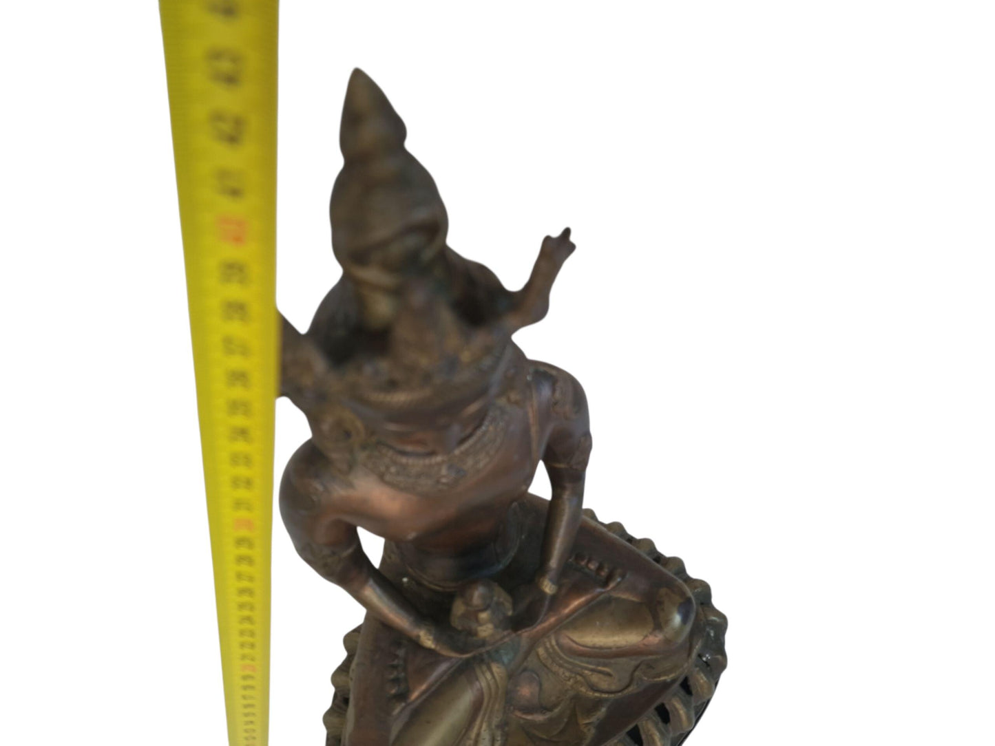 Large Antique Gilded Bronze Buddha – 19th Century Tibetan Bodhisattva Statue