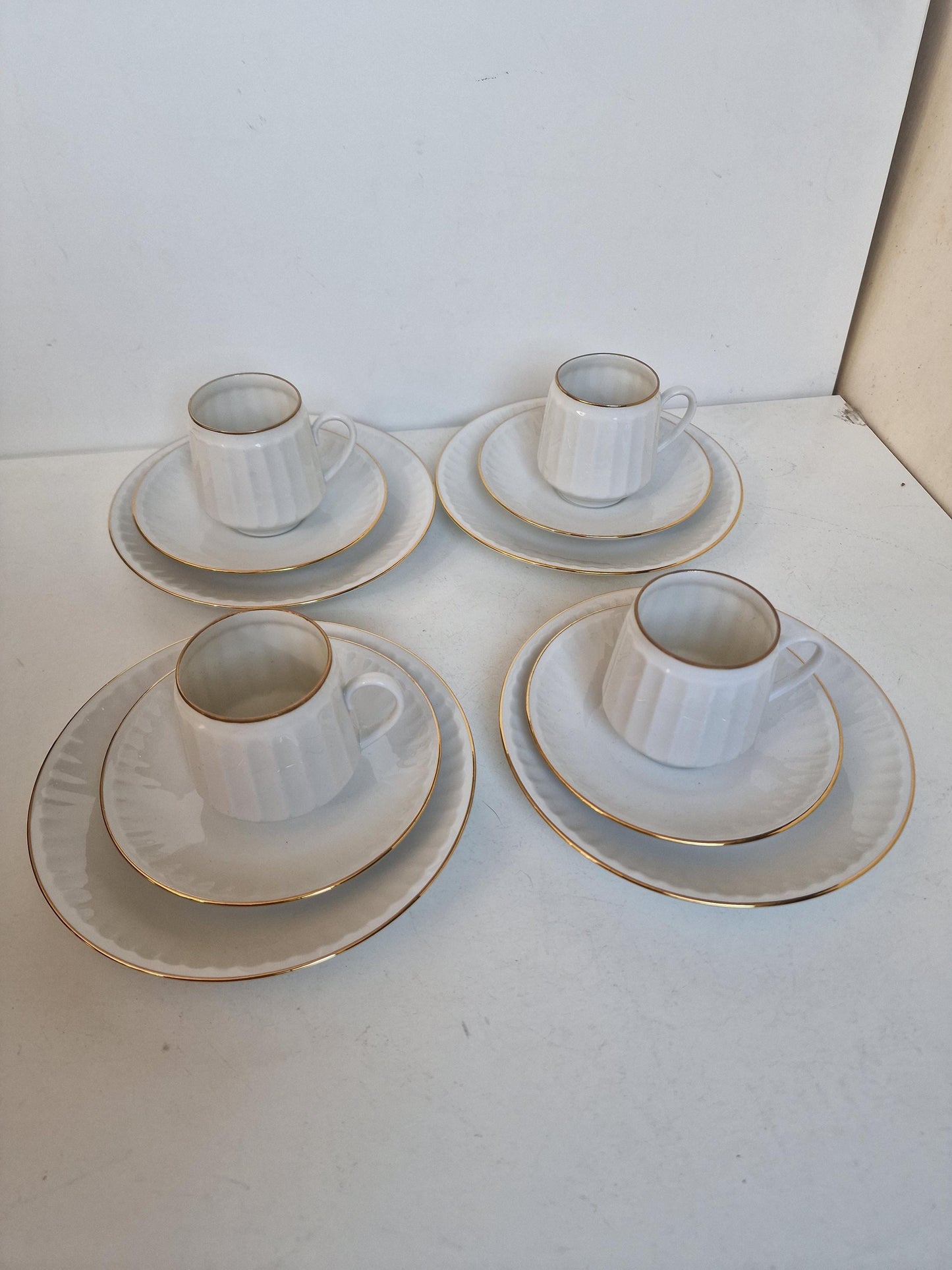 Vintage Rörstrand Sweden Coffee Cup Set – Mid-Century Scandinavian Porcelain