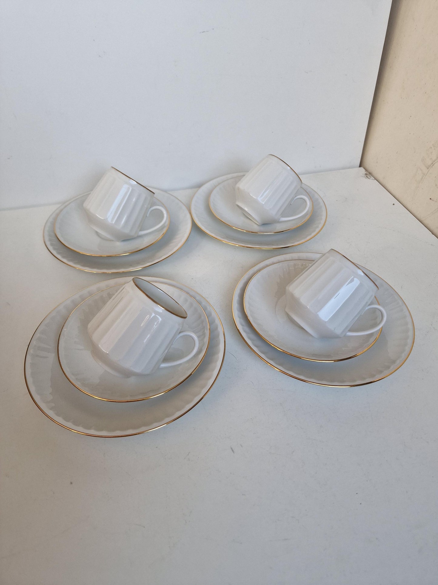 Vintage Rörstrand Sweden Coffee Cup Set – Mid-Century Scandinavian Porcelain