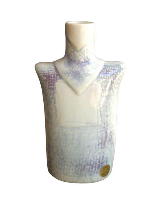 Vintage Rorstrand Torso Vase by Suzanne Öhlén, Swedish Modern Porcelain Bottle