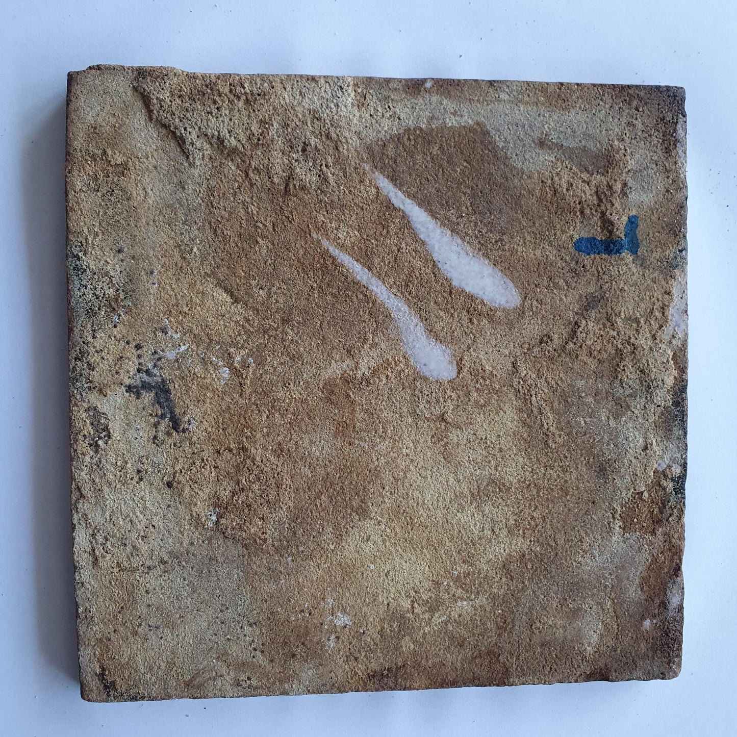 18th century Antique Dutch Tile - manganese bible  biblical tegel