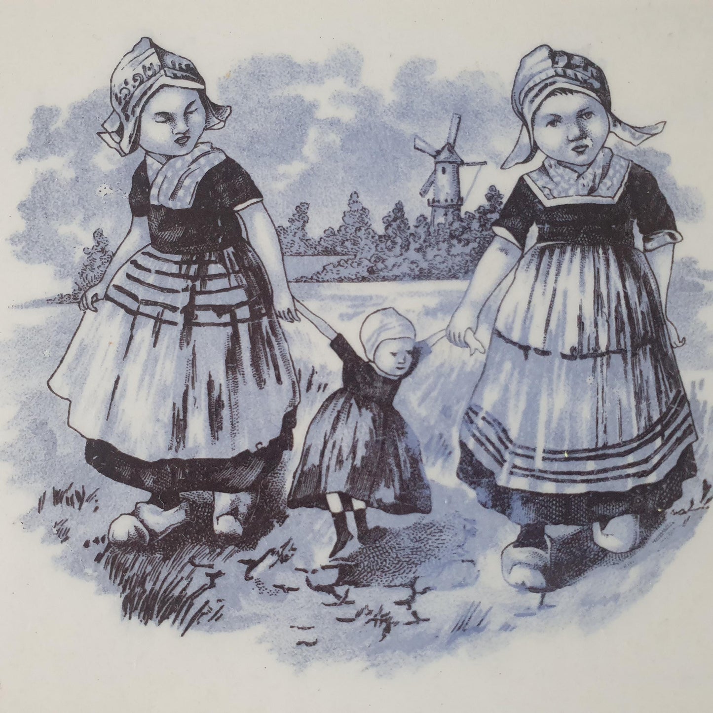 Dutch tile    Pastoral serie  date from c. 1880