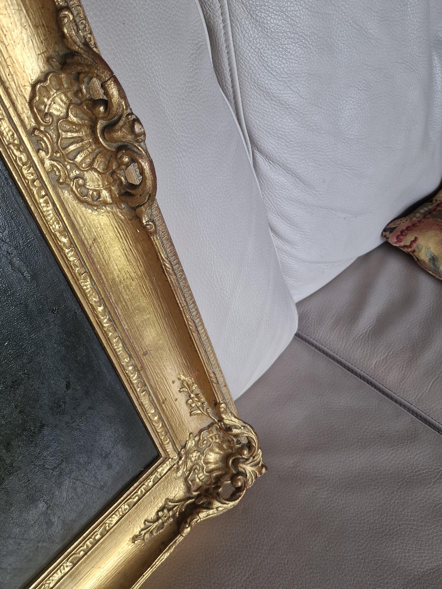 Dutch Game Still Life Painting, Framed Oil on Canvas, Baroque Gilt Frame