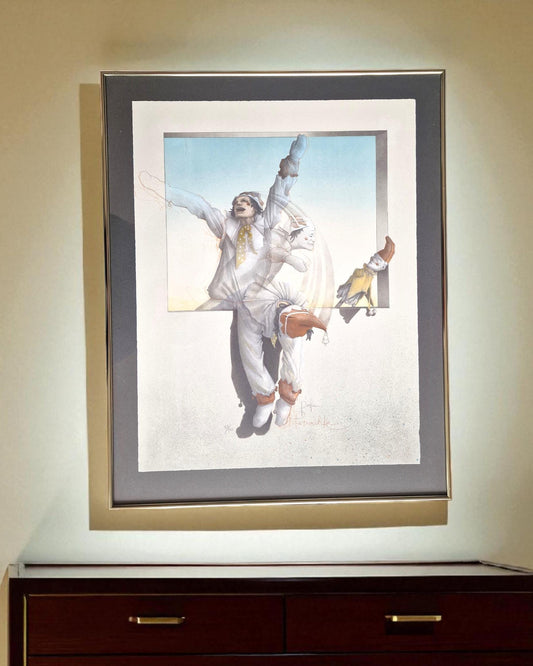 Michael Parkes "Petrouchka" Lithograph – Hand-Signed, Limited Edition, Framed