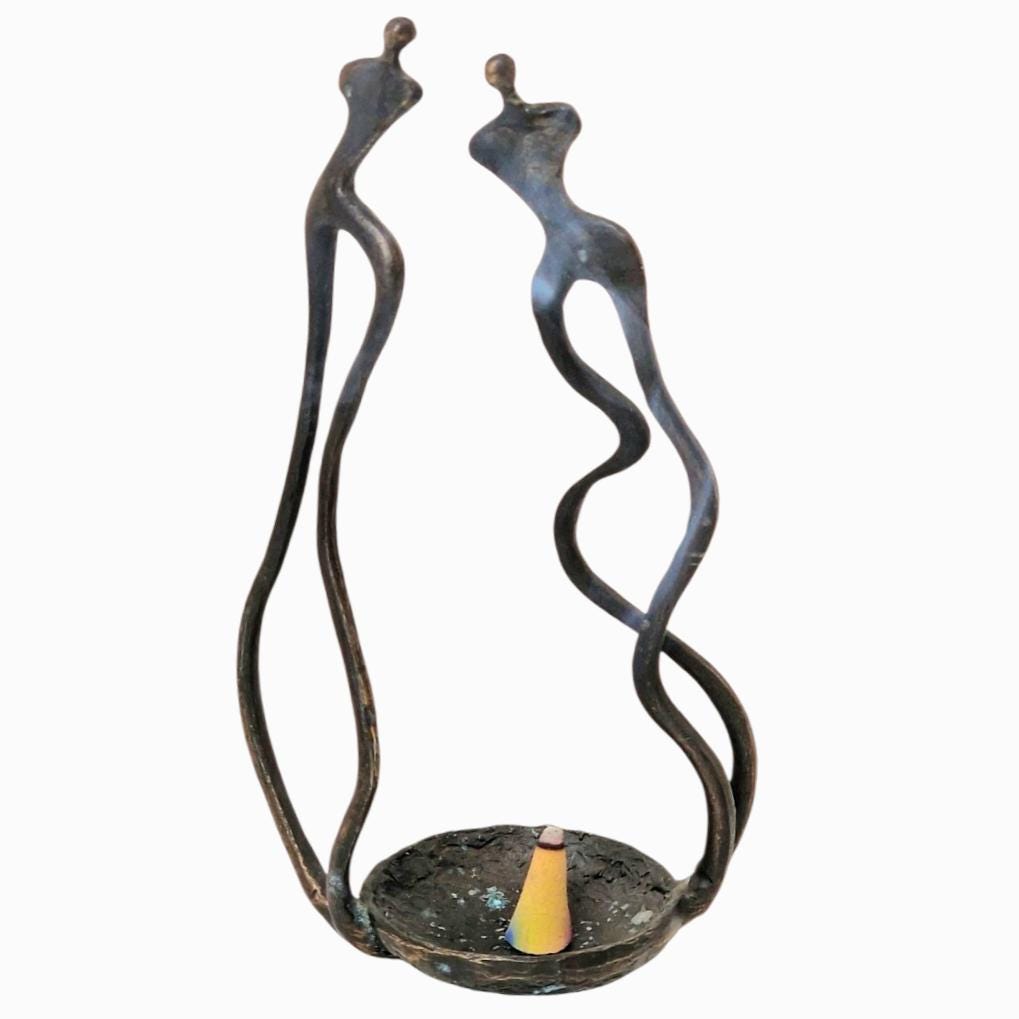 corry van ammerlaan dutch artist designer, bronze, incense burner wierookbrander