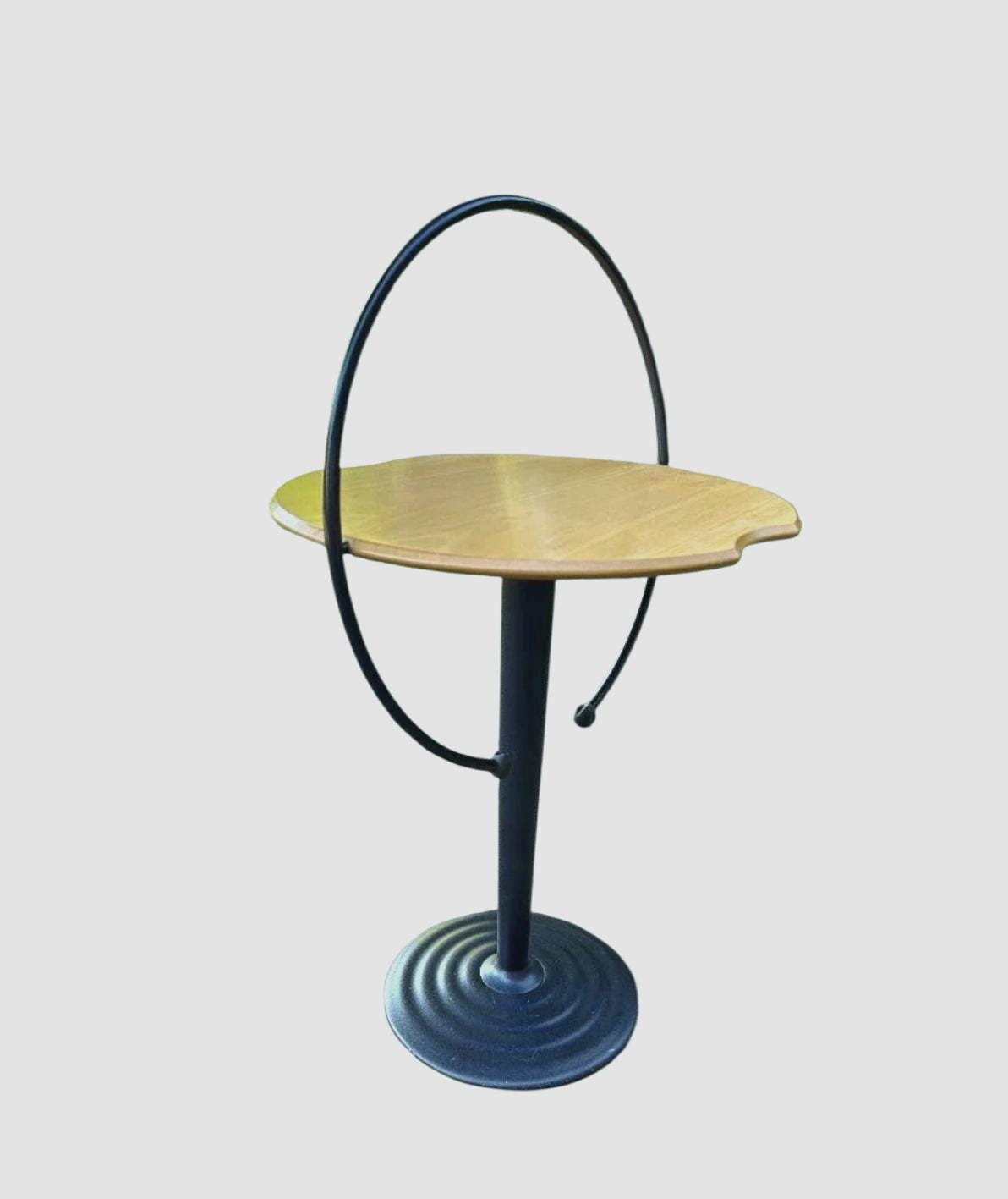 leolux x siggi fischer, 1980's dutch design sidetable in primair colour