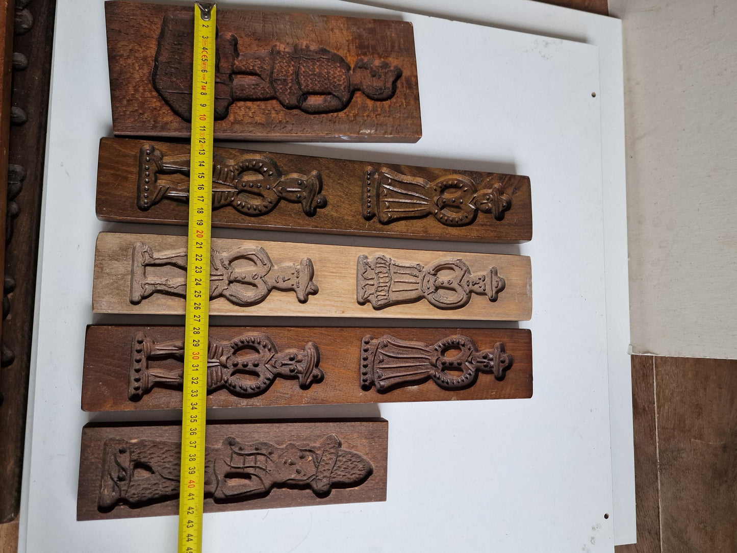 Antique Dutch Speculaas Cookie Mold Set