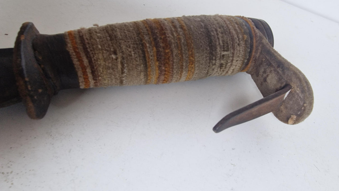 Pre-War Colonia Parang, European Forge Titan Steel & Indonesian Craftsmanship, 1880–1940, field knife Indisch