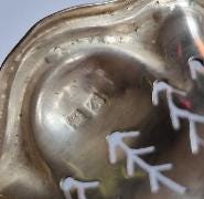 Antique Christofle Silver Plated Tea Strainer, Art Nouveau, France, 1920