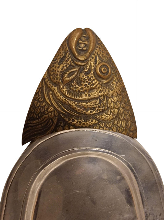 XXL Scottish Iron Fish Serving Platter, Banquet Shelf Decor