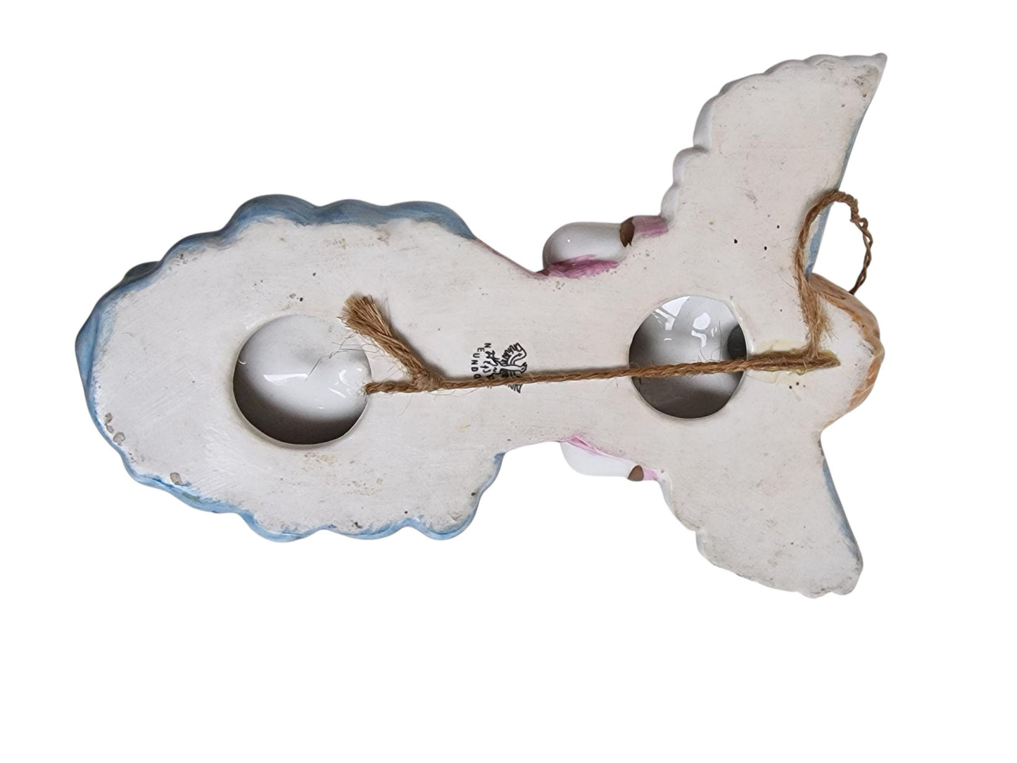 Antique German Porcelain Angel Holy Water Font – Jugendstil Decor