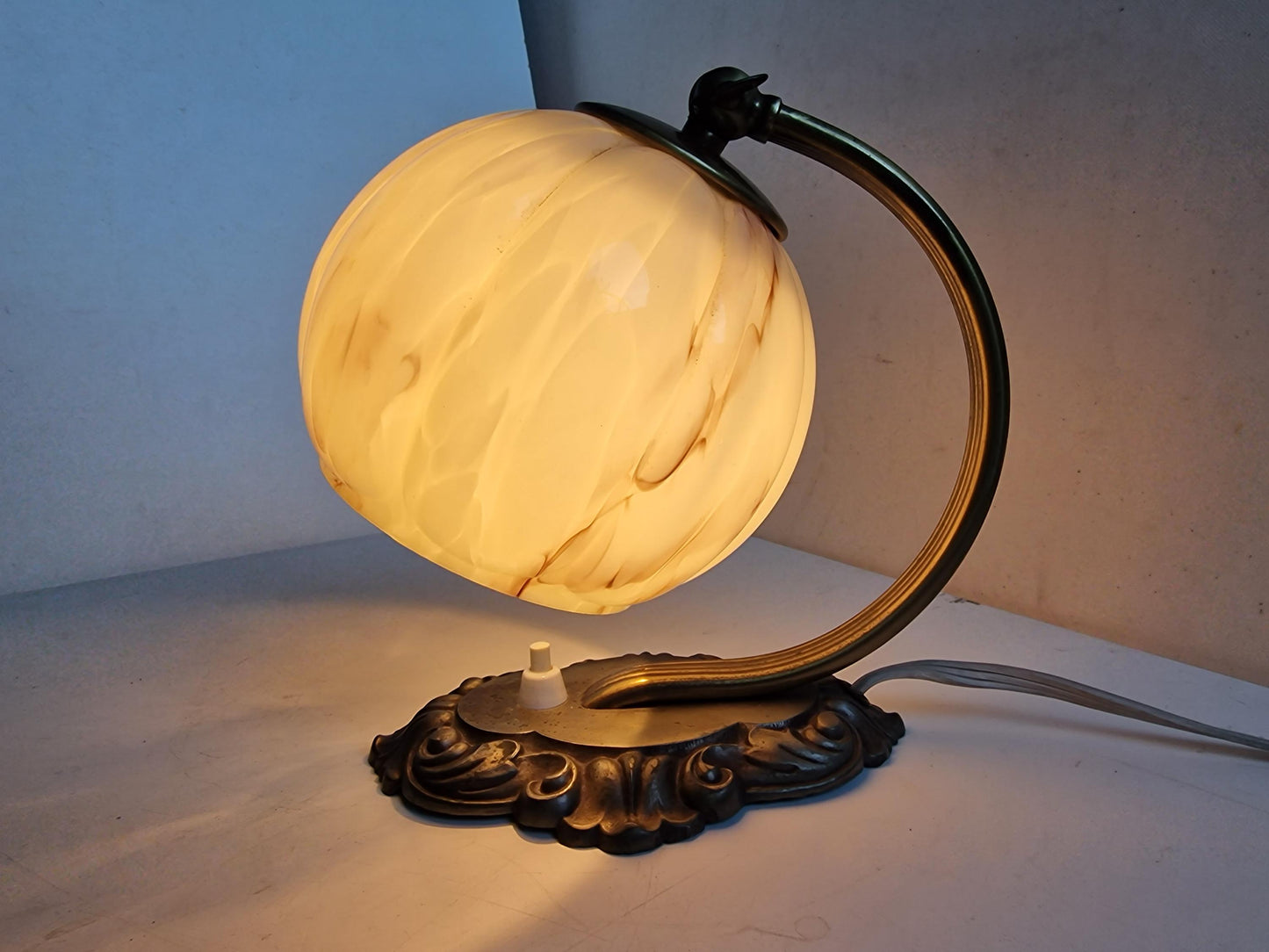 Art Deco 30's 40's lampje tafellampje tafel- of bedlampje nachtkastje lampen bedlamp tafellamp