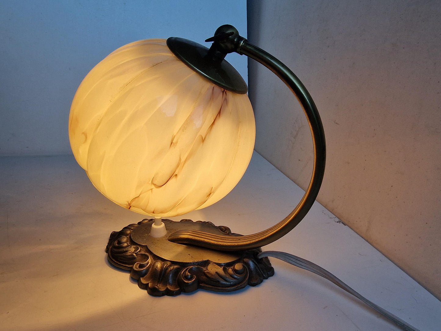 Art Deco 30's 40's lampje tafellampje tafel- of bedlampje nachtkastje lampen bedlamp tafellamp
