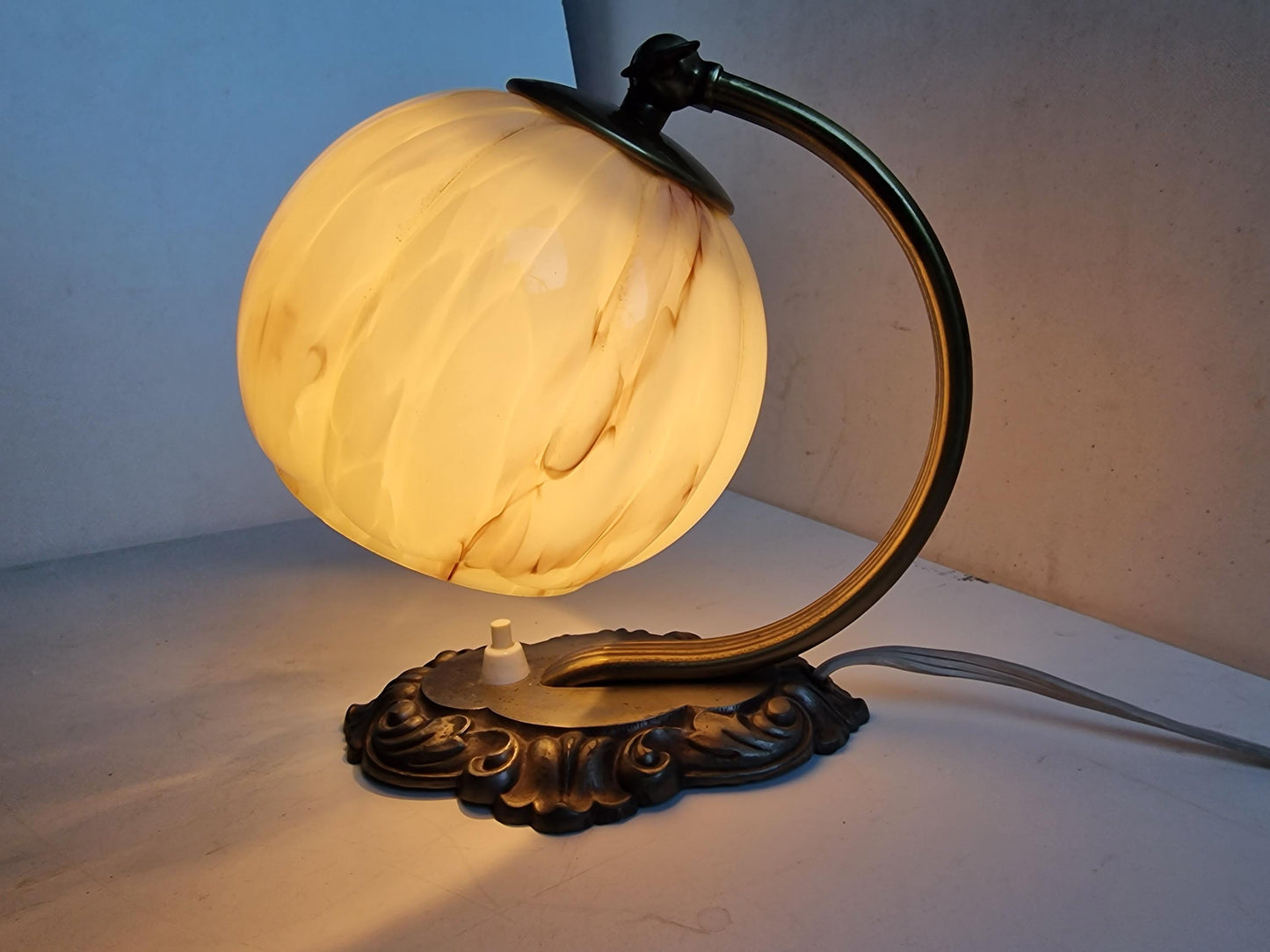 Art Deco 30's 40's lampje tafellampje tafel- of bedlampje nachtkastje lampen bedlamp tafellamp