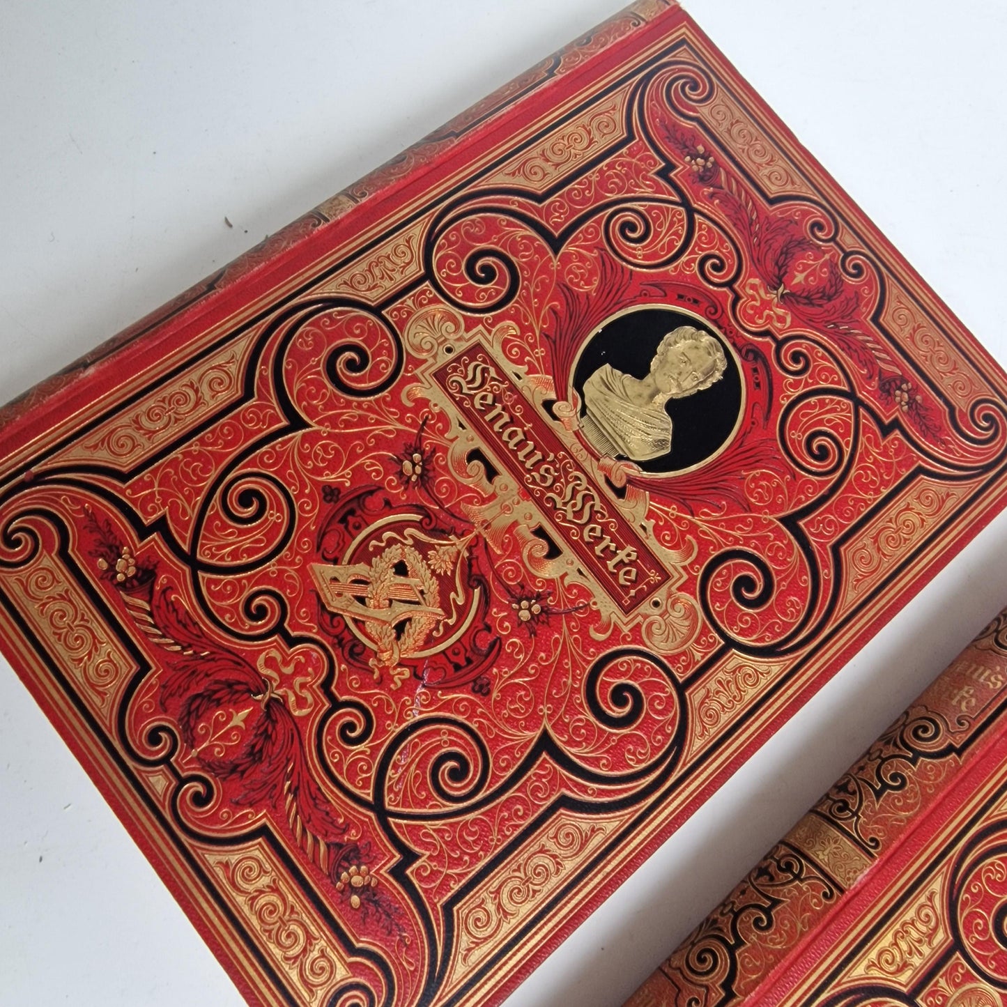Antique Lenau's Werke Book Set, Volumes 1 & 2