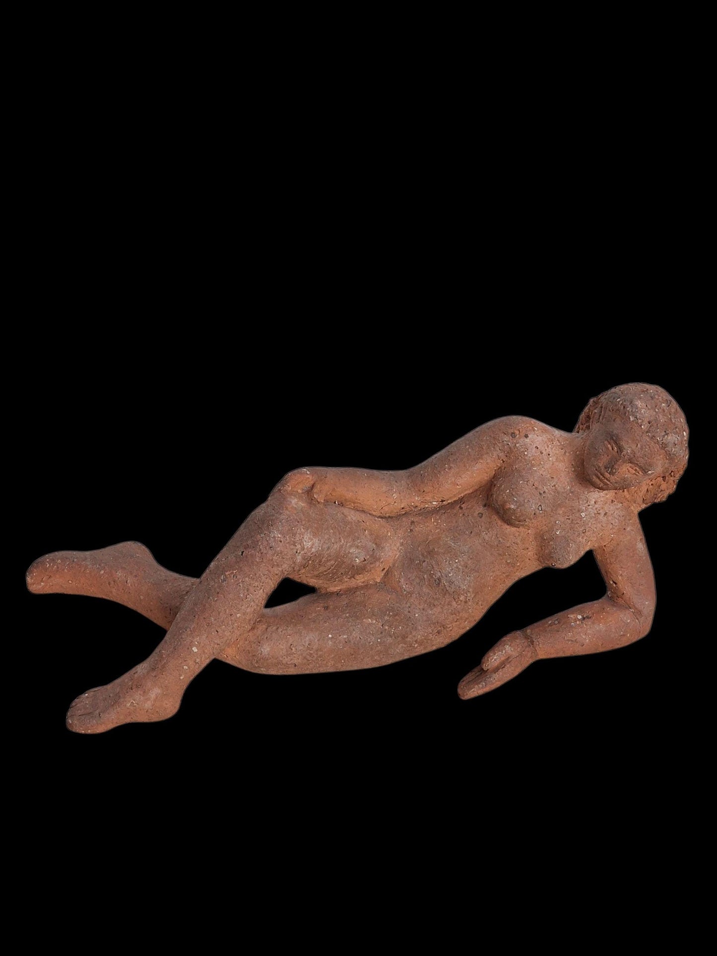 Frits Sieger Terracotta Nude Sculpture, Dutch Liberation Art, 1945