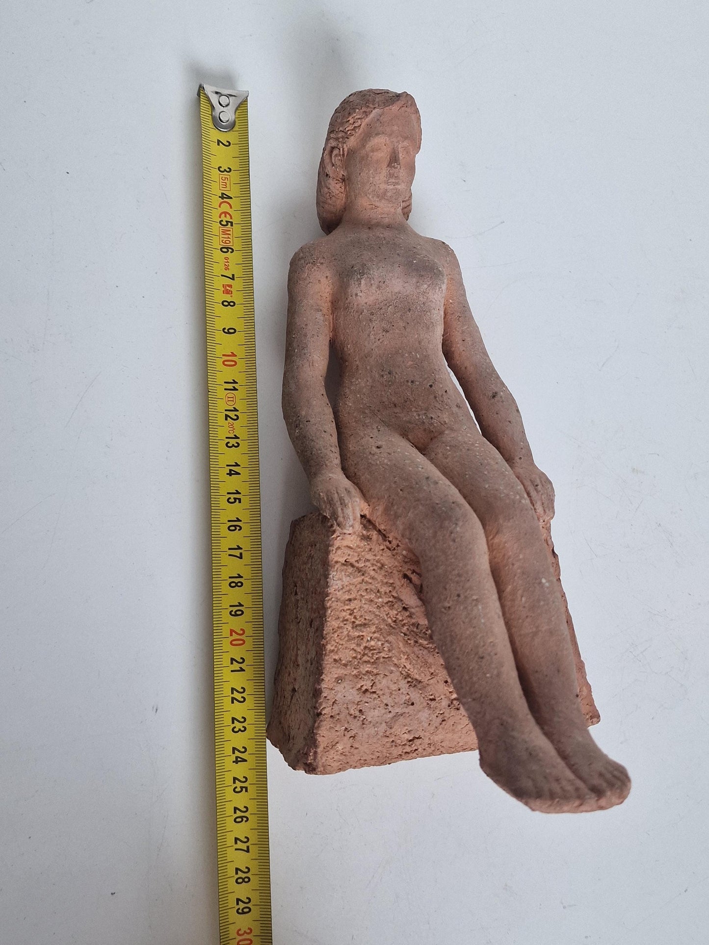 Frits Sieger Terracotta Nude Sculpture, Dutch Liberation Art, 1945
