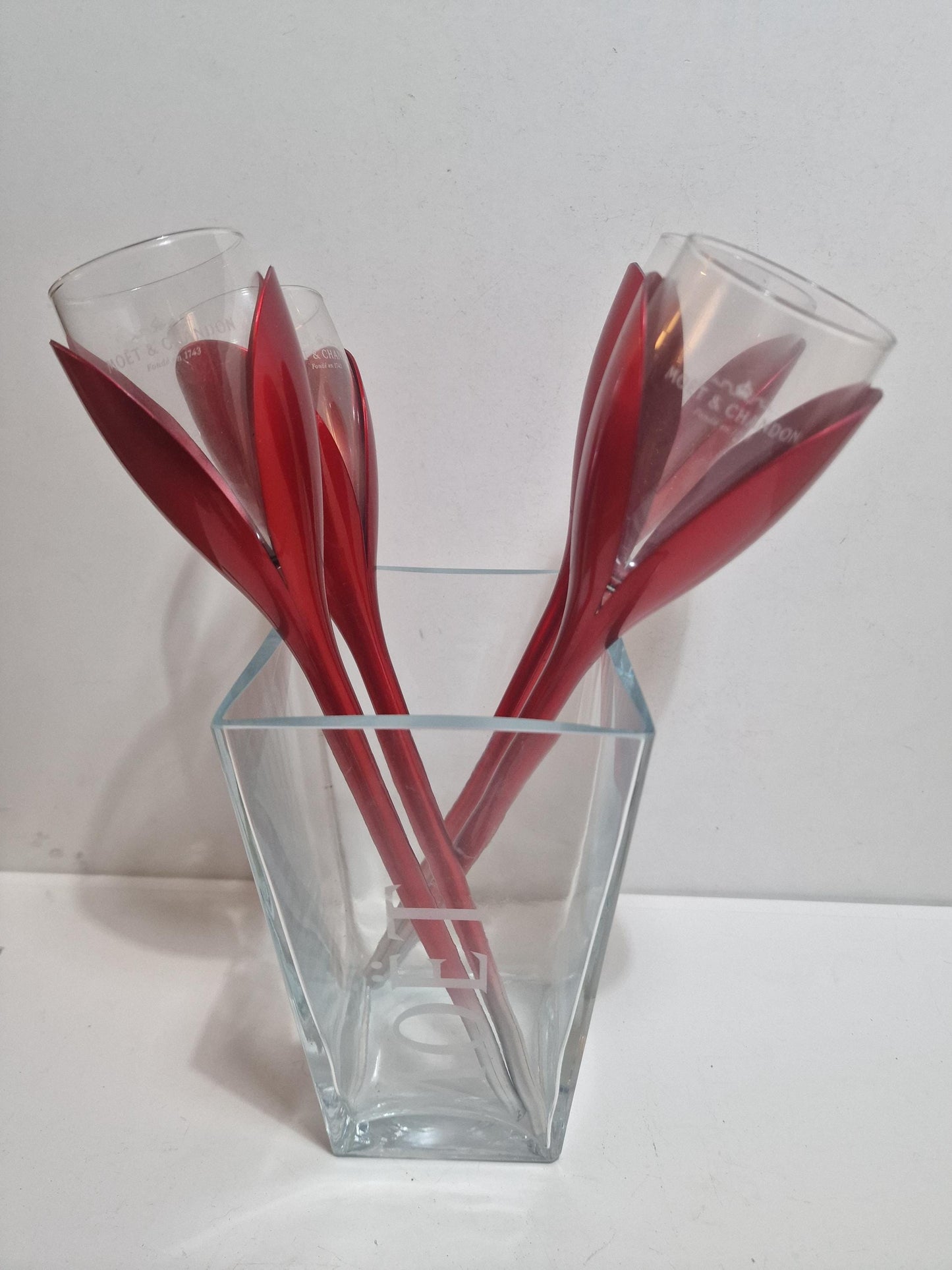 Philippe Di Meo for Moët & Chandon Champagne Flutes with Holder