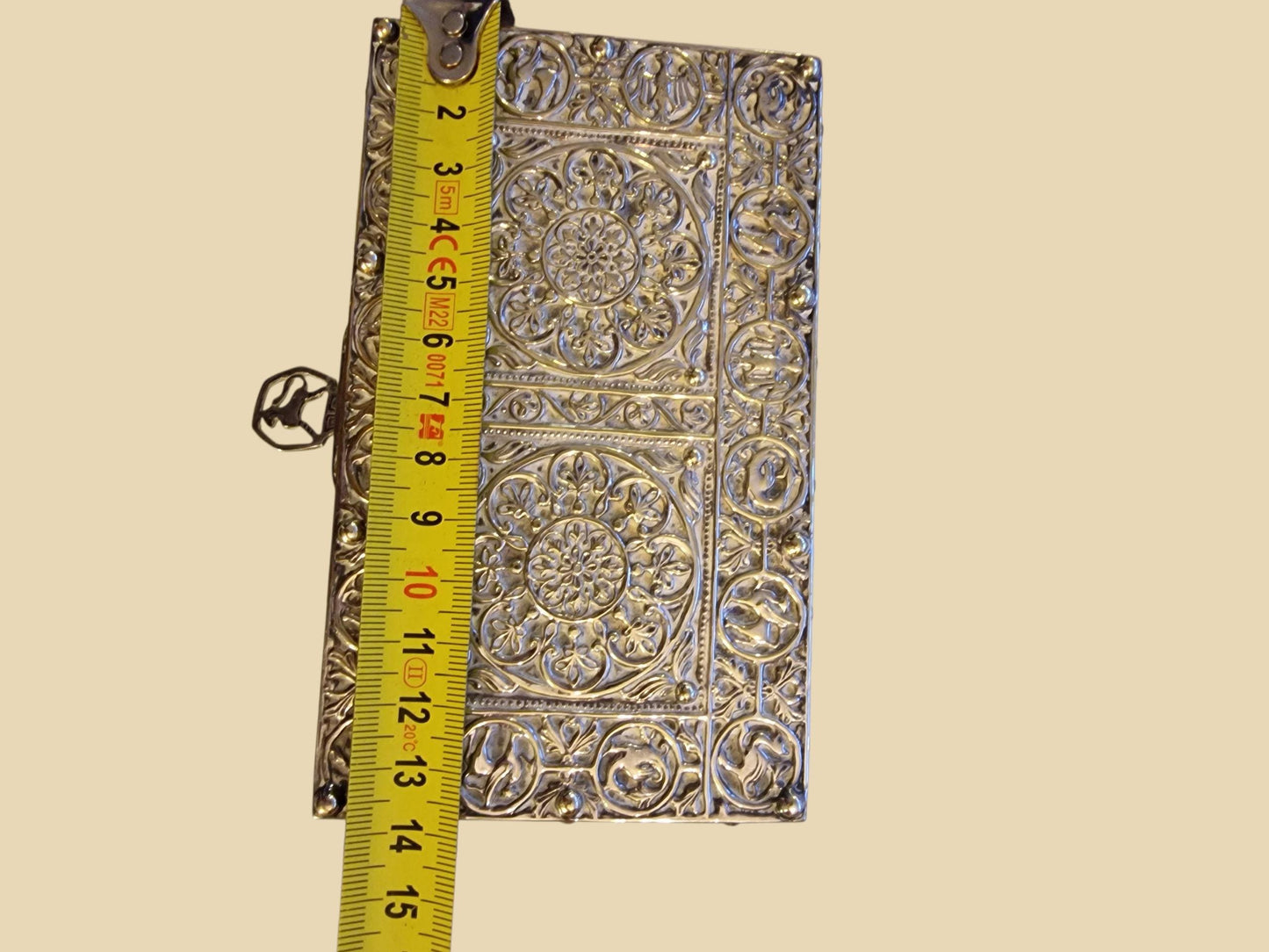 case Art Nouveau Erhard & Söhne Silver Filigree Jewelry Box, Gilt, c1900