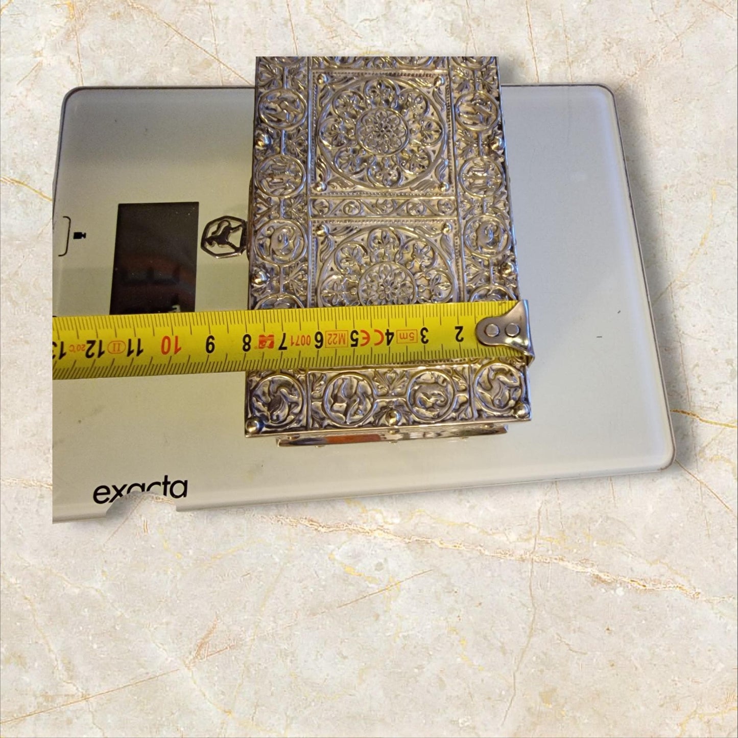 case Art Nouveau Erhard & Söhne Silver Filigree Jewelry Box, Gilt, c1900