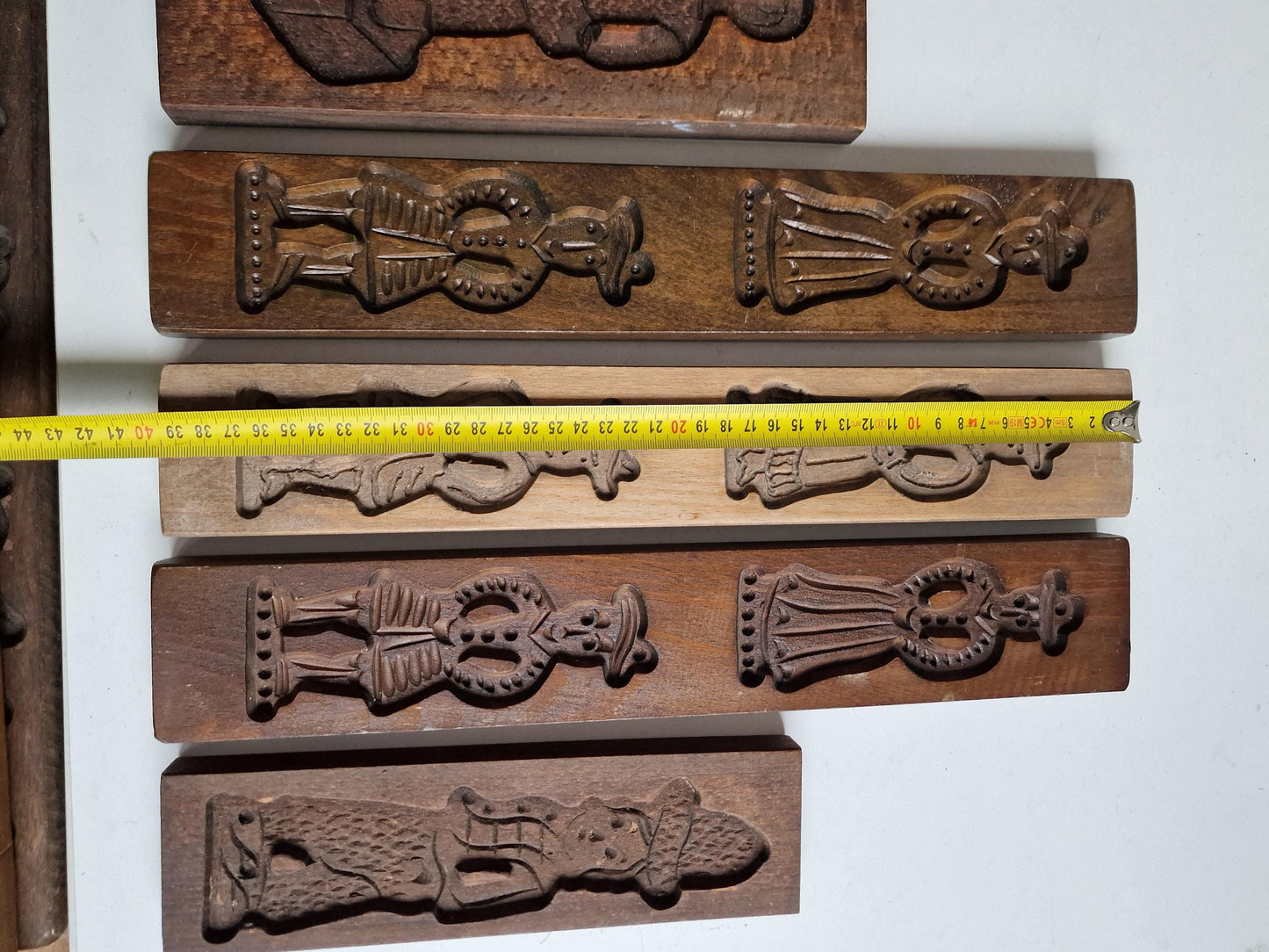 Antique Dutch Speculaas Cookie Mold Set