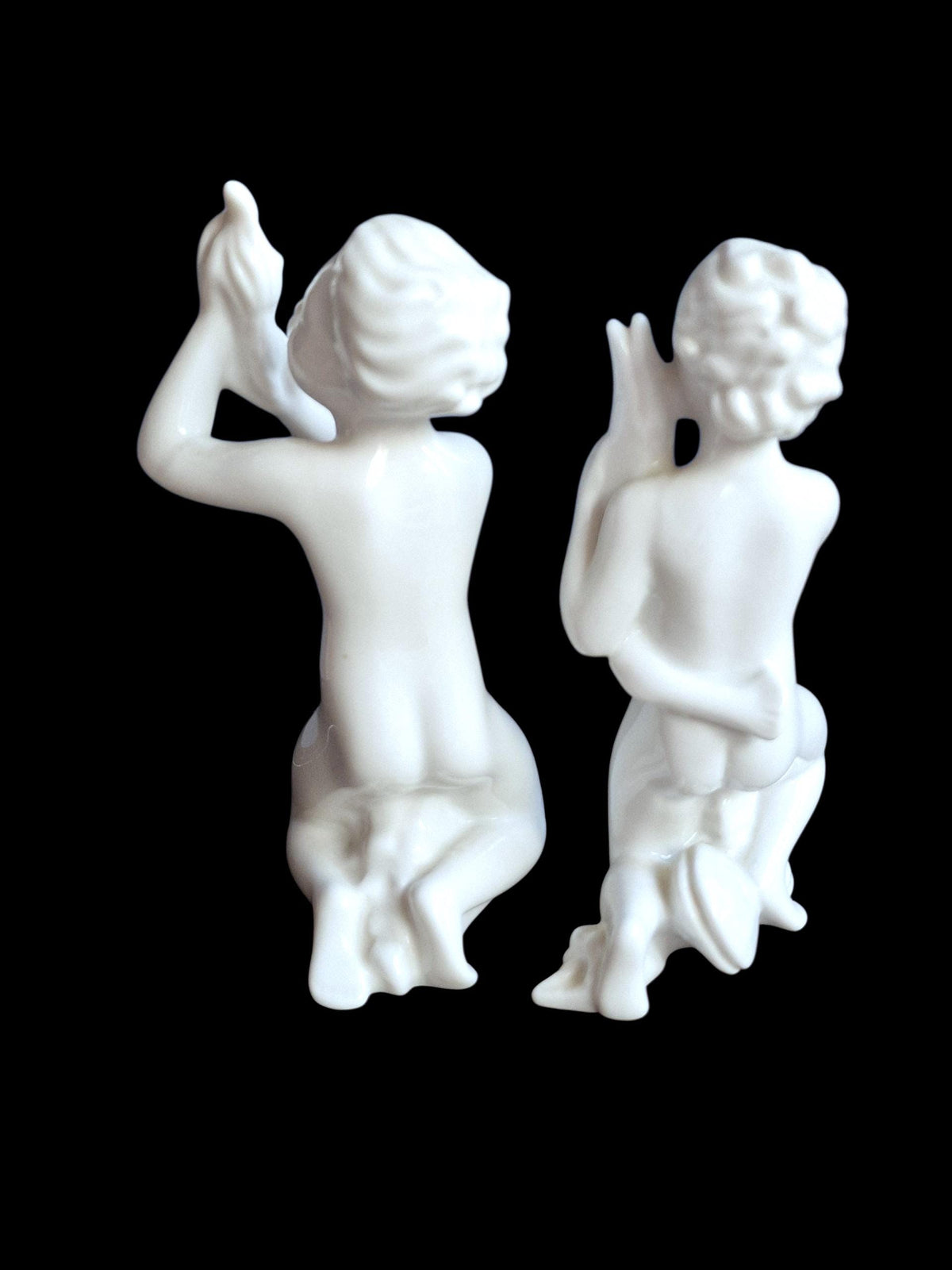 Rörstrand Triton Porcelain Figurines – Midcentury Scandinavian Sea Children, Harald Salomon Design
