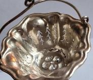 Antique Christofle Silver Plated Tea Strainer, Art Nouveau, France, 1920