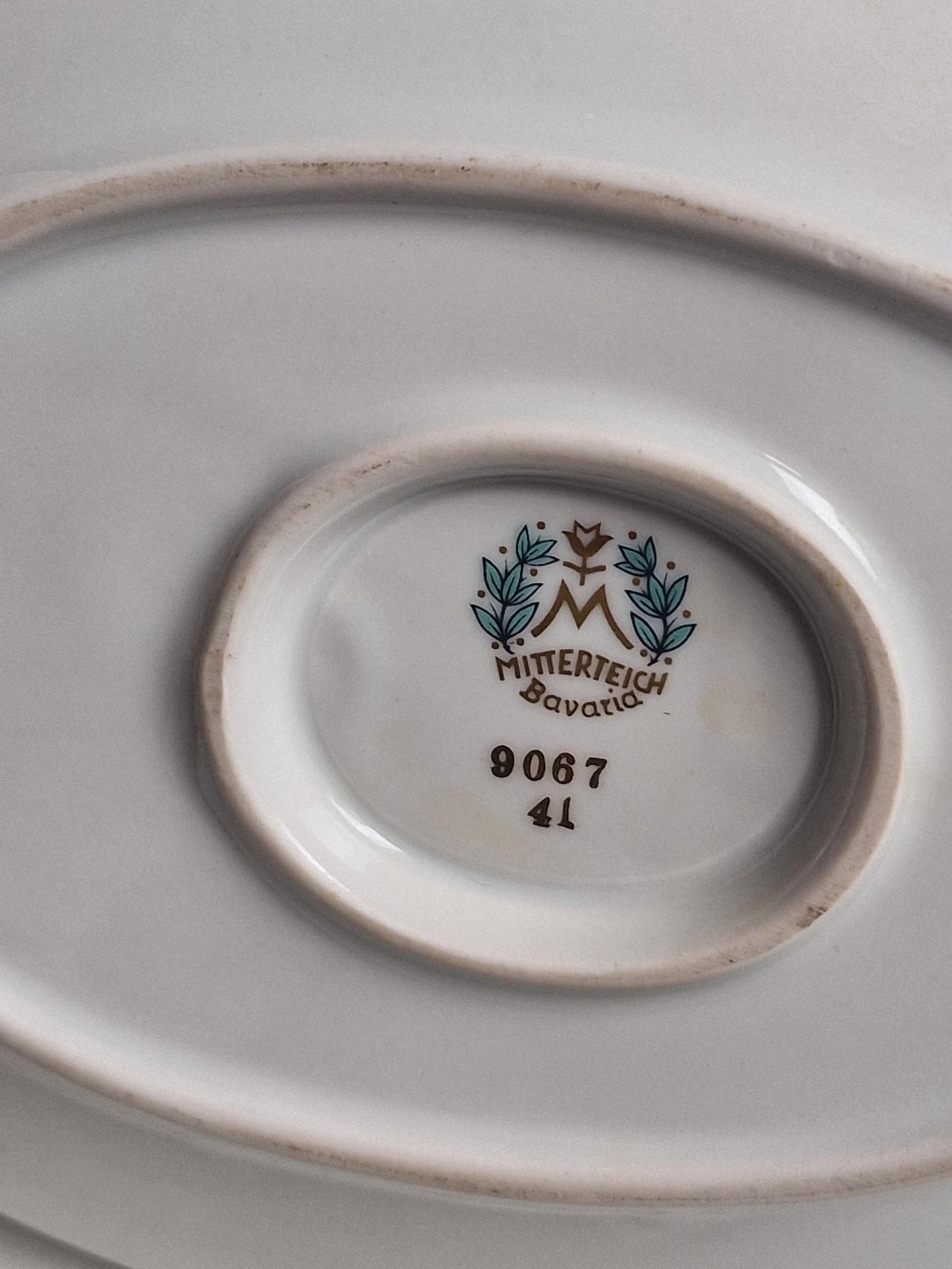 fish service Mitterteich Germany Bavaria Porcelain