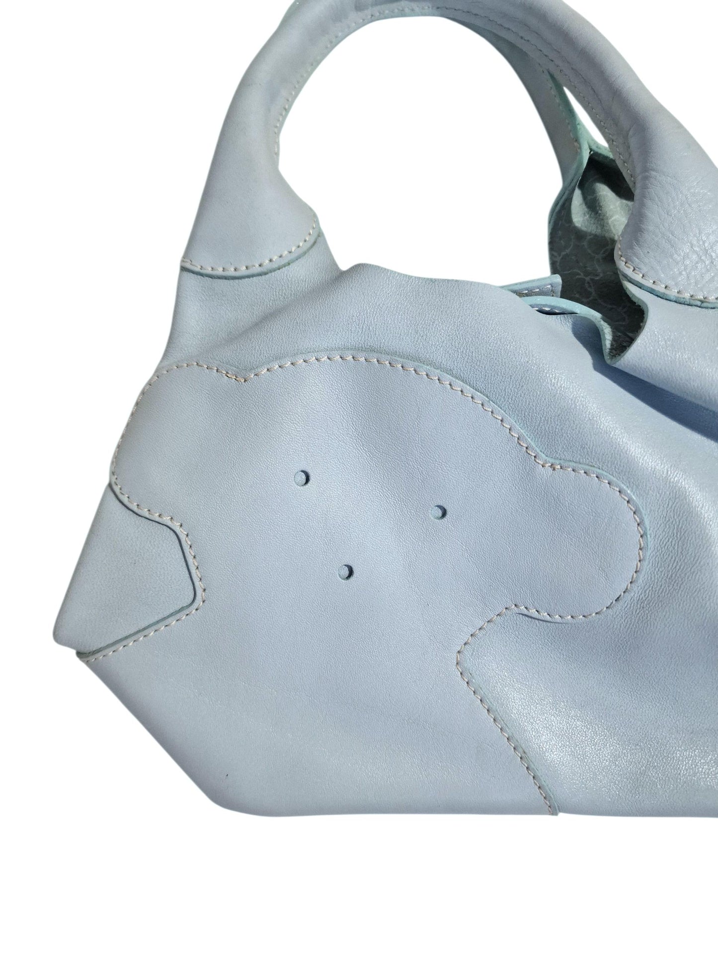 tous bear baby blue handbag