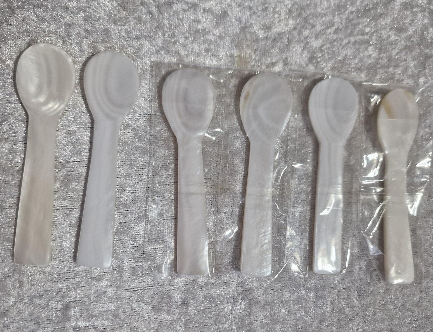 Calvisius Caviar Spoons, Mother of Pearl Set, Gourmet Tasting Spoons