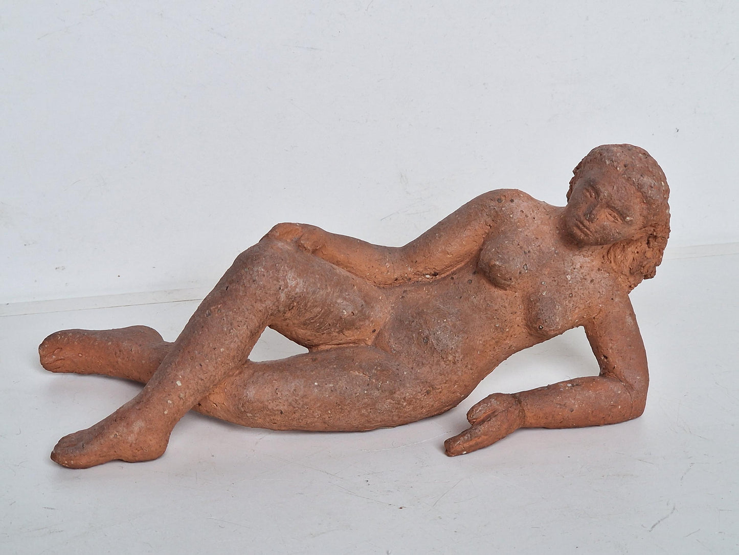 Frits Sieger Terracotta Nude Sculpture, Dutch Liberation Art, 1945