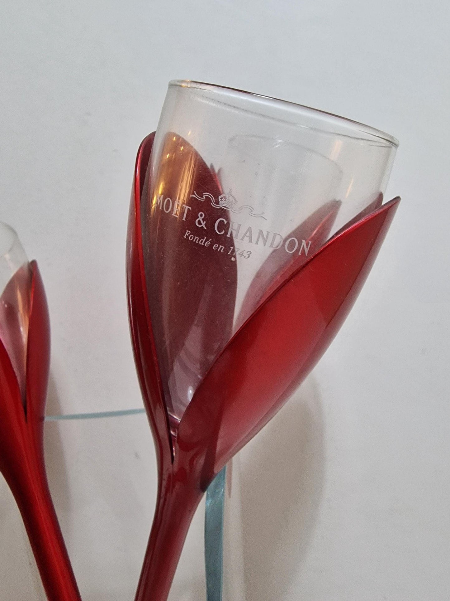 Philippe Di Meo for Moët & Chandon Champagne Flutes with Holder