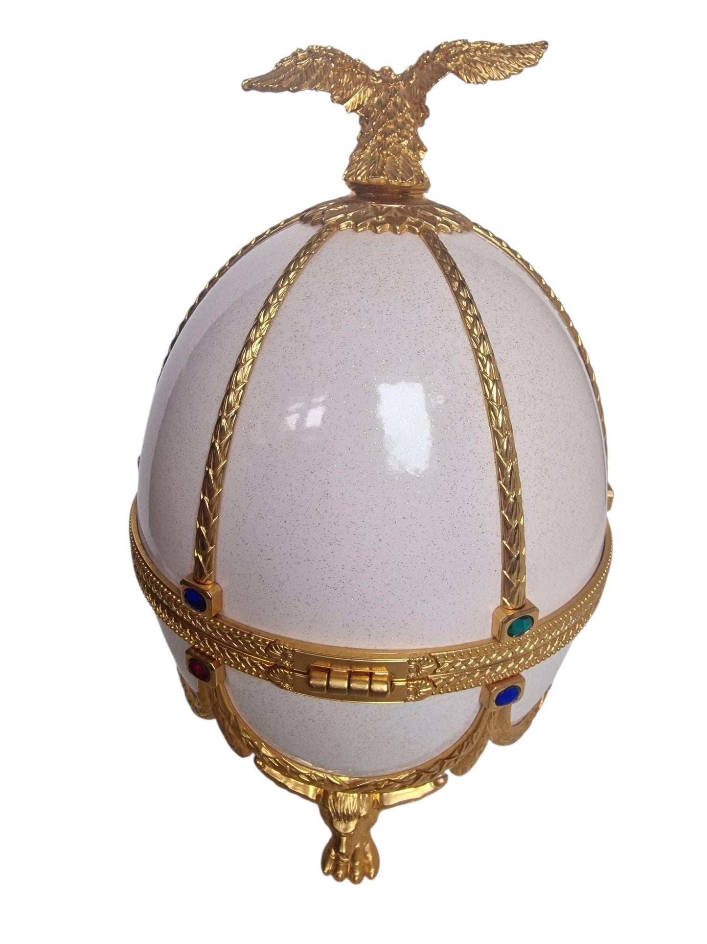 Faberge Egg, Imperial Collection liquer Decanter Set - Gold & Crystal, Limited Edition Fabergé