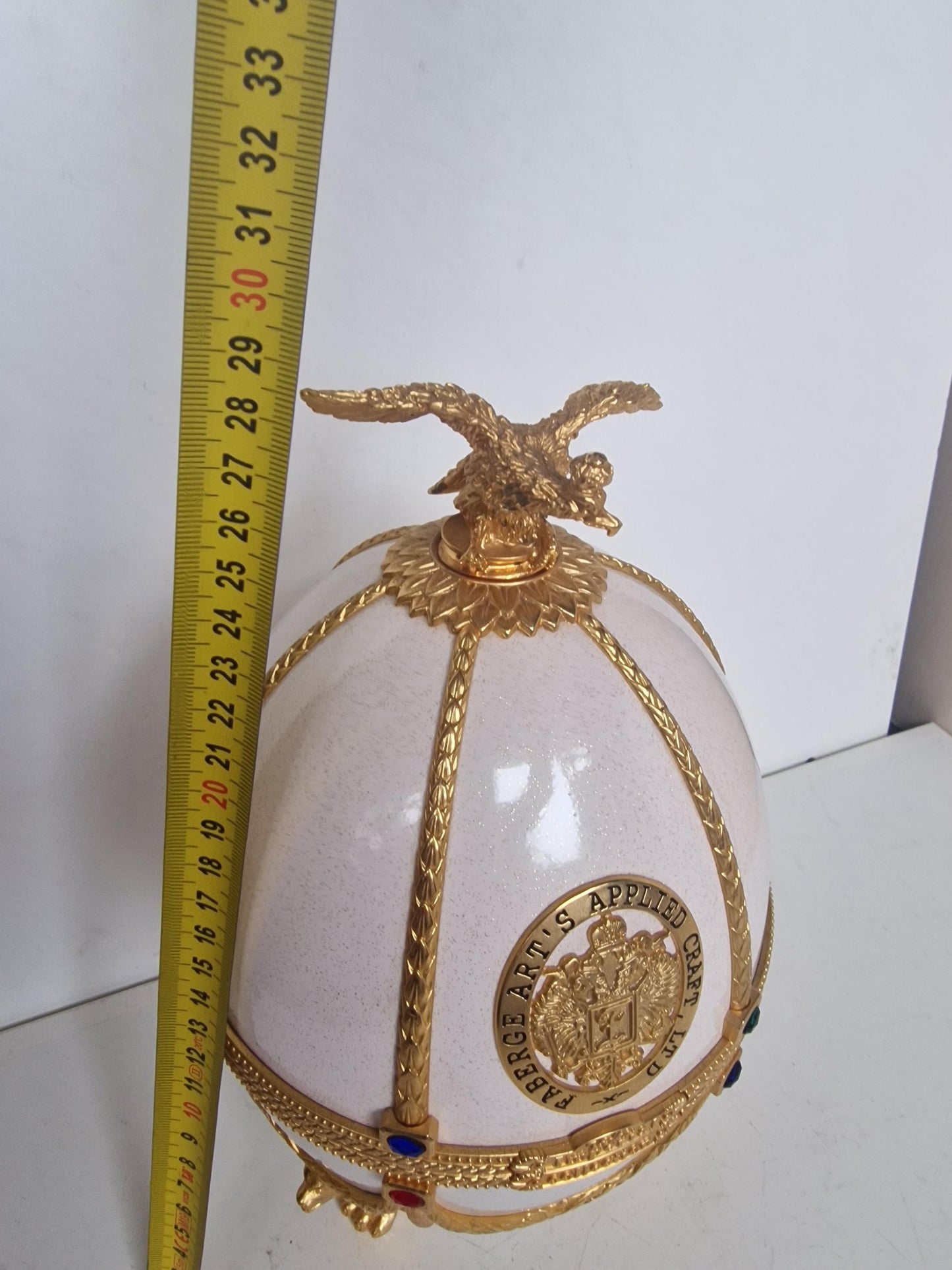 Faberge Egg, Imperial Collection liquer Decanter Set - Gold & Crystal, Limited Edition Fabergé