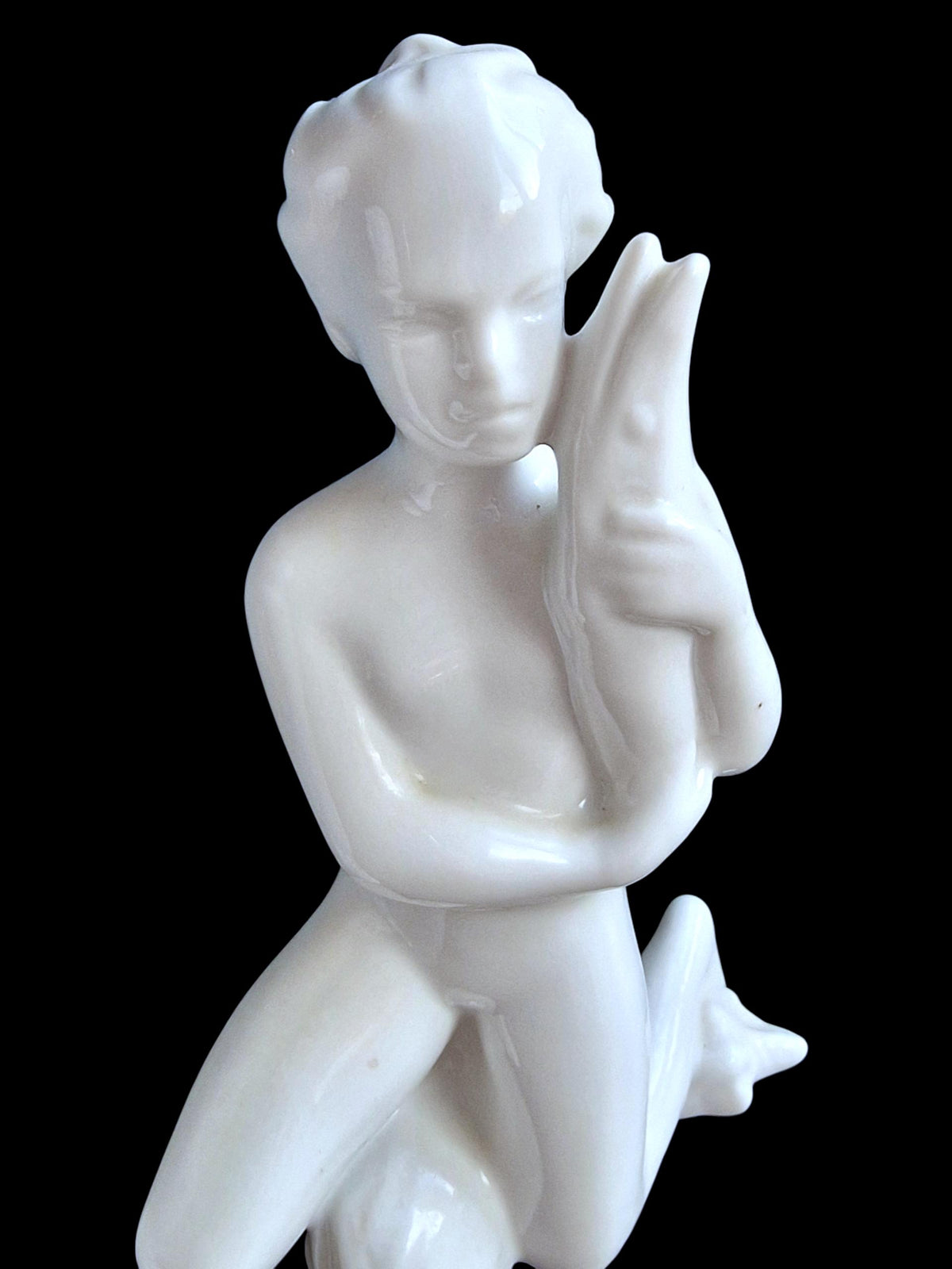 Rörstrand Triton Porcelain Figurines – Midcentury Scandinavian Sea Children, Harald Salomon Design