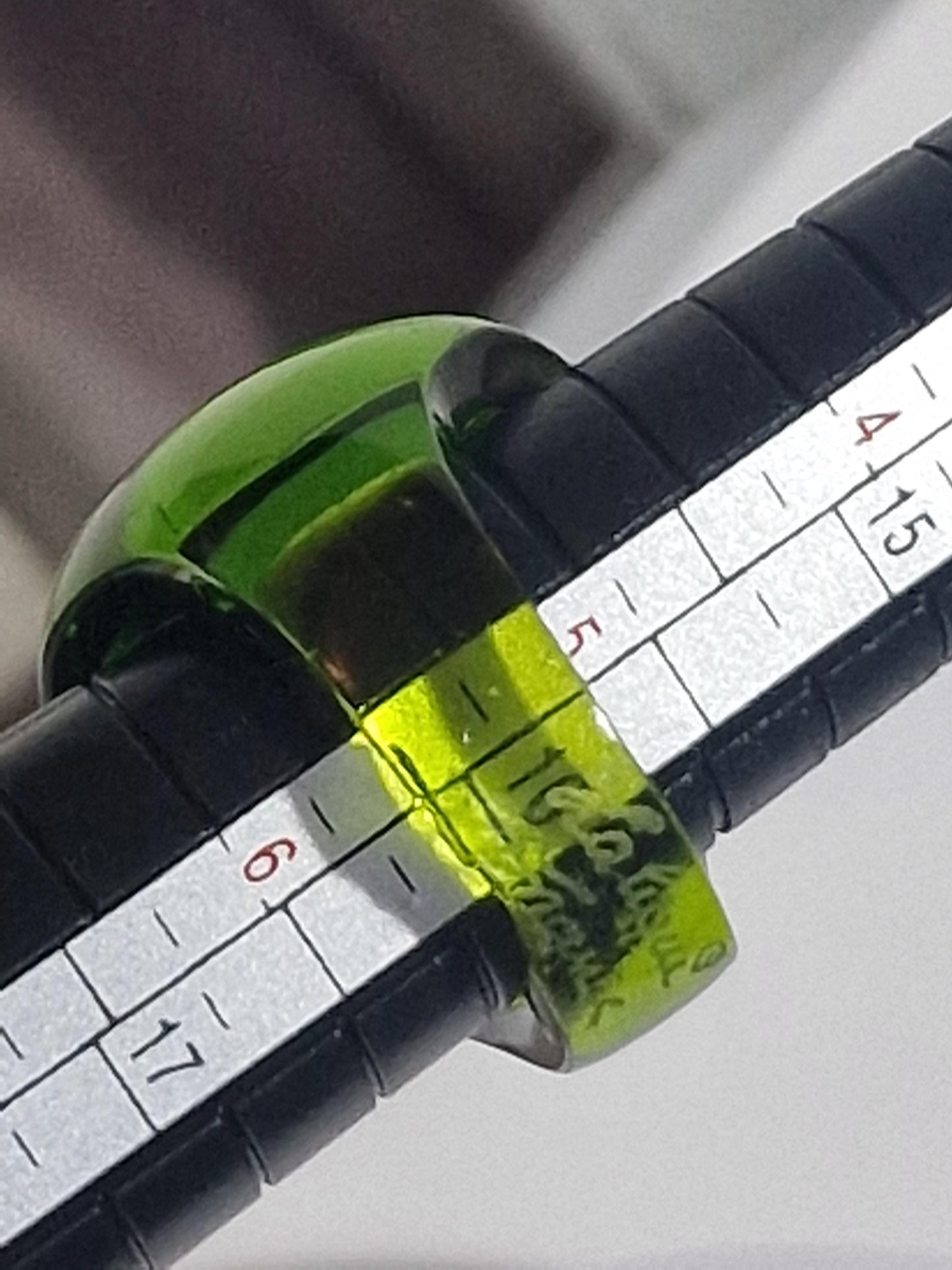 lalique ring, green