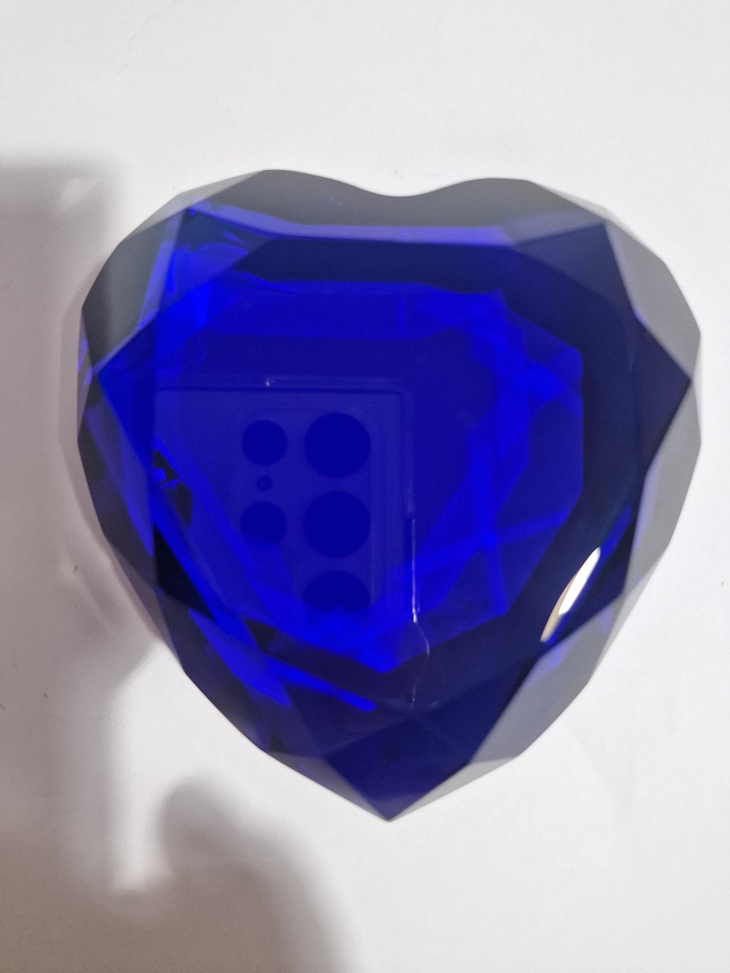 titanic heart of the ocean - rosenthal crystal, rare limited retired
