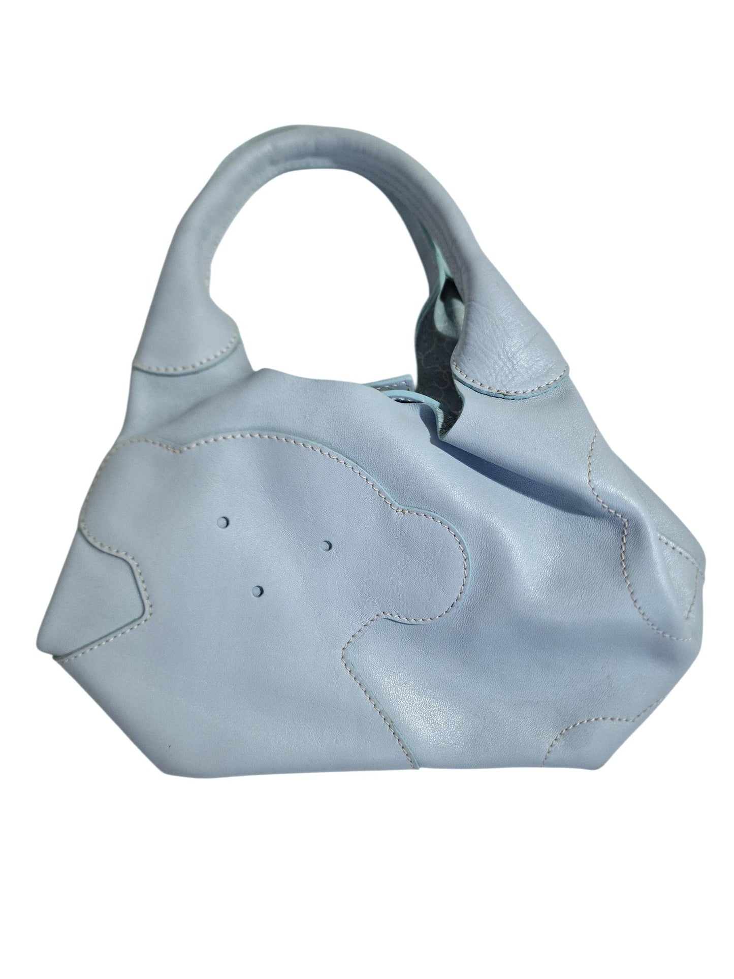 tous bear baby blue handbag