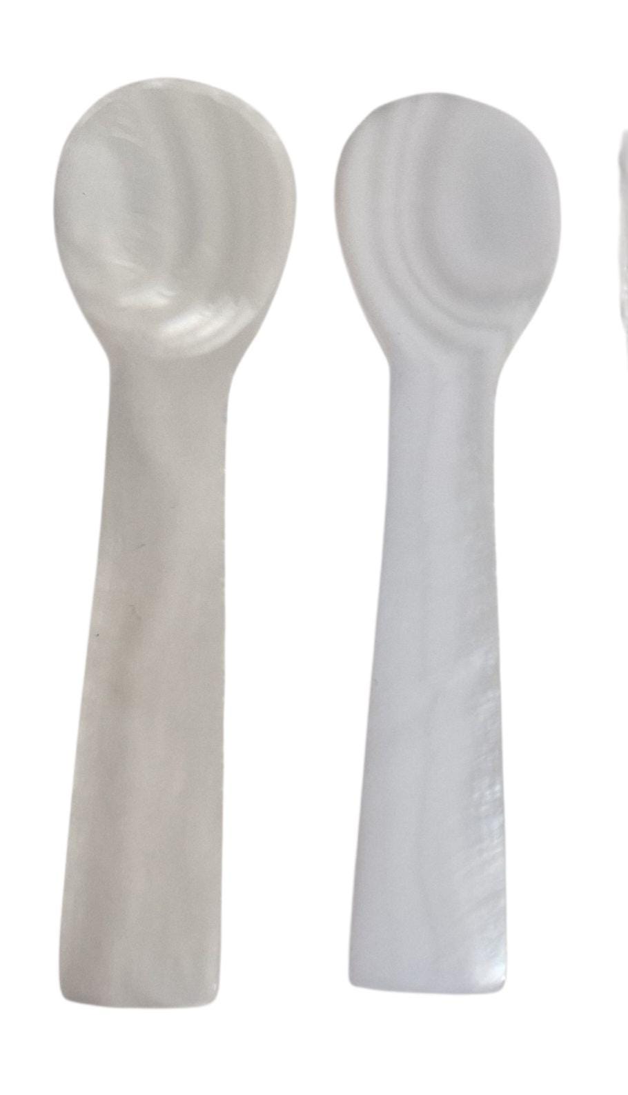 Calvisius Caviar Spoons, Mother of Pearl Set, Gourmet Tasting Spoons