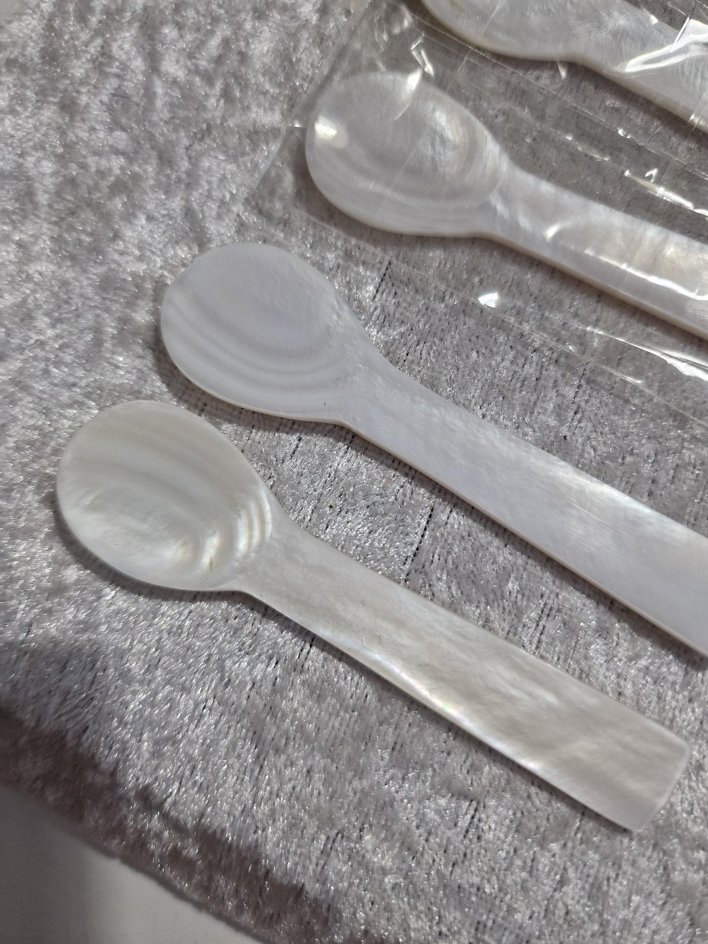 Calvisius Caviar Spoons, Mother of Pearl Set, Gourmet Tasting Spoons