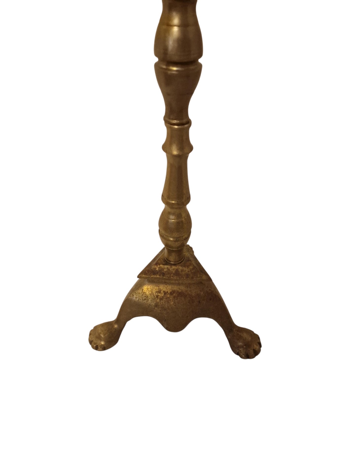 Antique Brass 18-Light Church Candle Stand – Catholic Sanctuary Decor, 43"