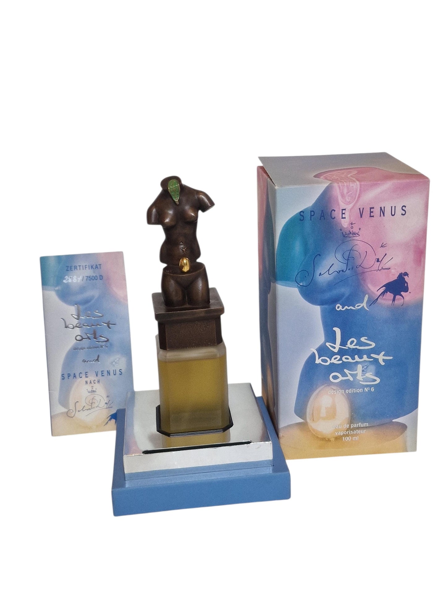 Salvador Dali Space Venus Perfume Bottle, Erotic Bronze Sculpture, Les Beaux Arts, Limited Edition