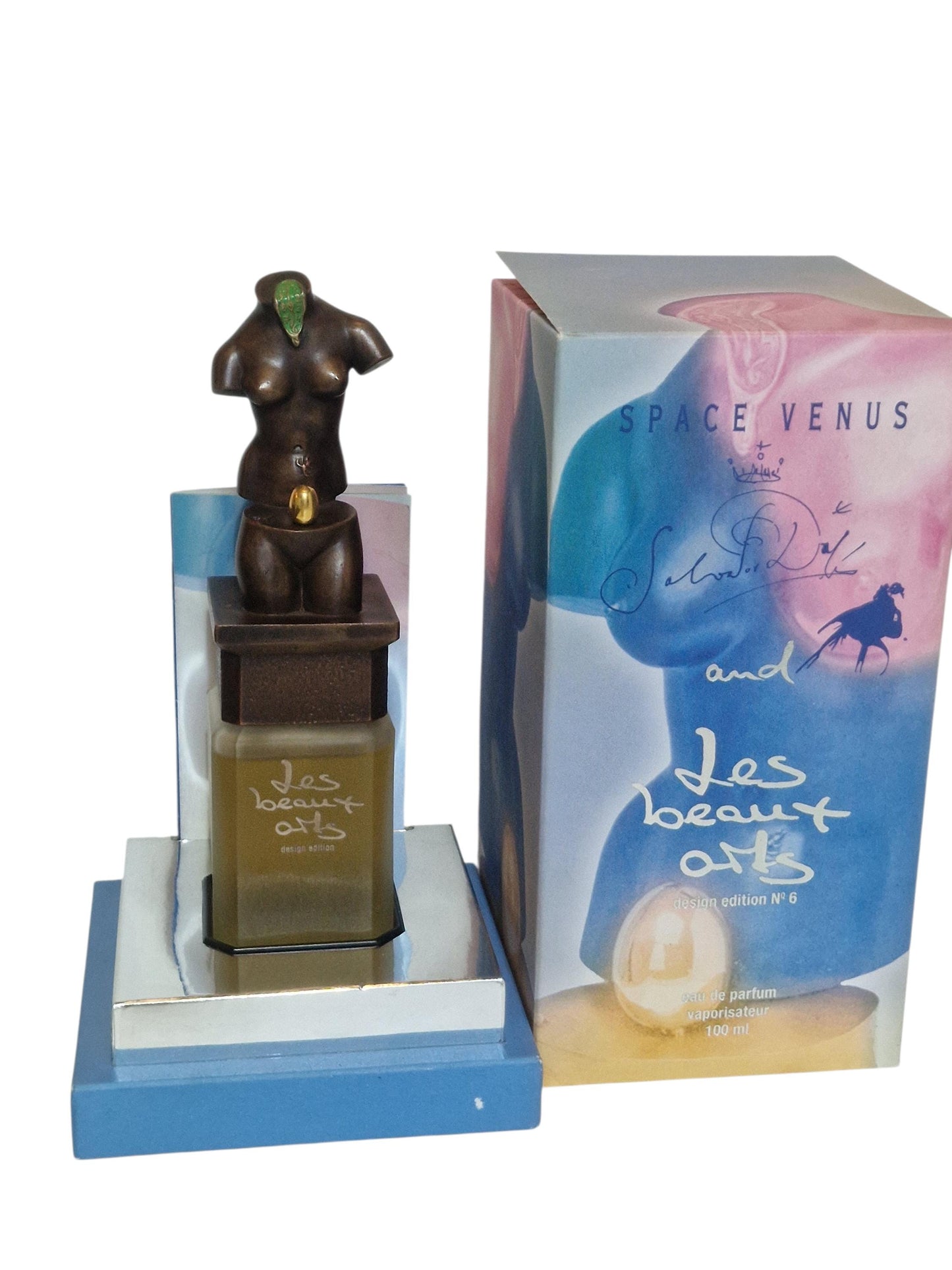 Salvador Dali Space Venus Perfume Bottle, Erotic Bronze Sculpture, Les Beaux Arts, Limited Edition