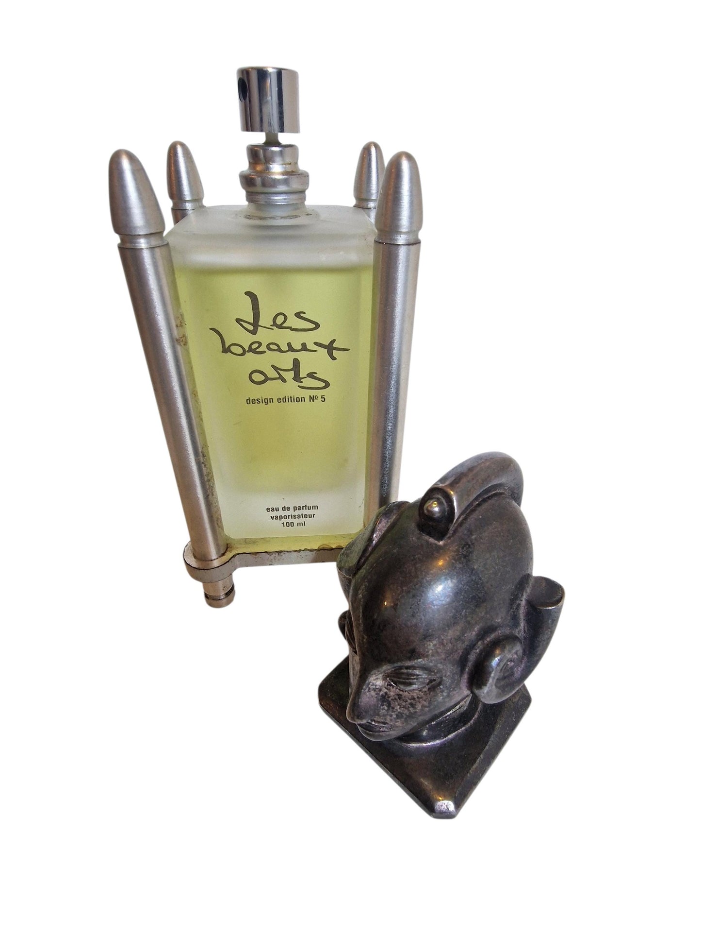 Paul Wunderlich Bronze Sculpture Perfume Bottle - Les Beaux Arts Limited Edition
