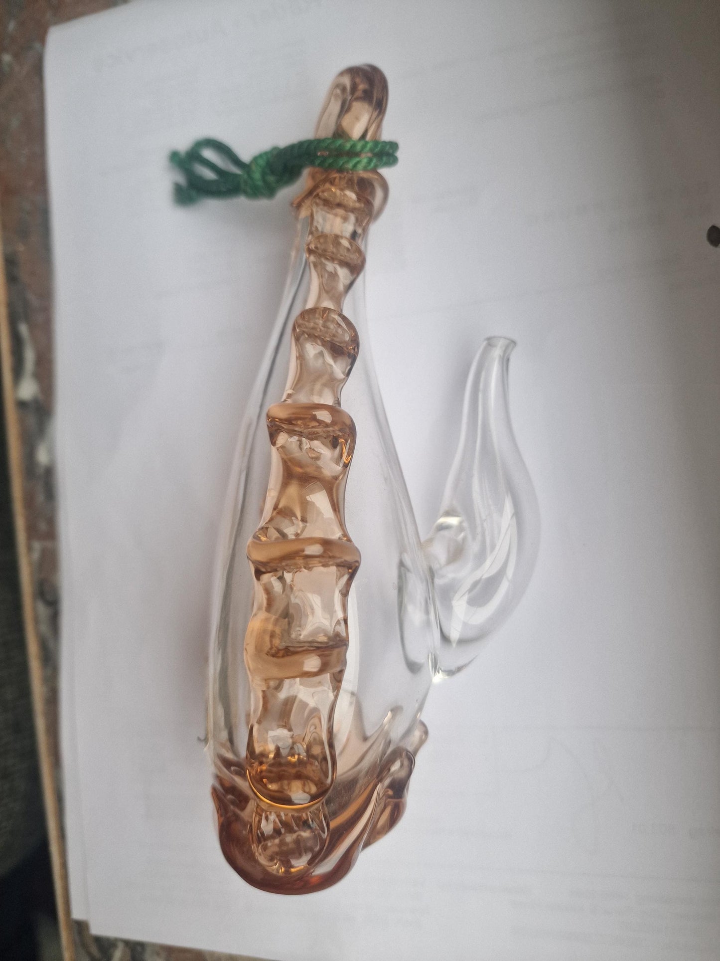 Antique German Thunder Glass, 19th Century Goethe Barometer