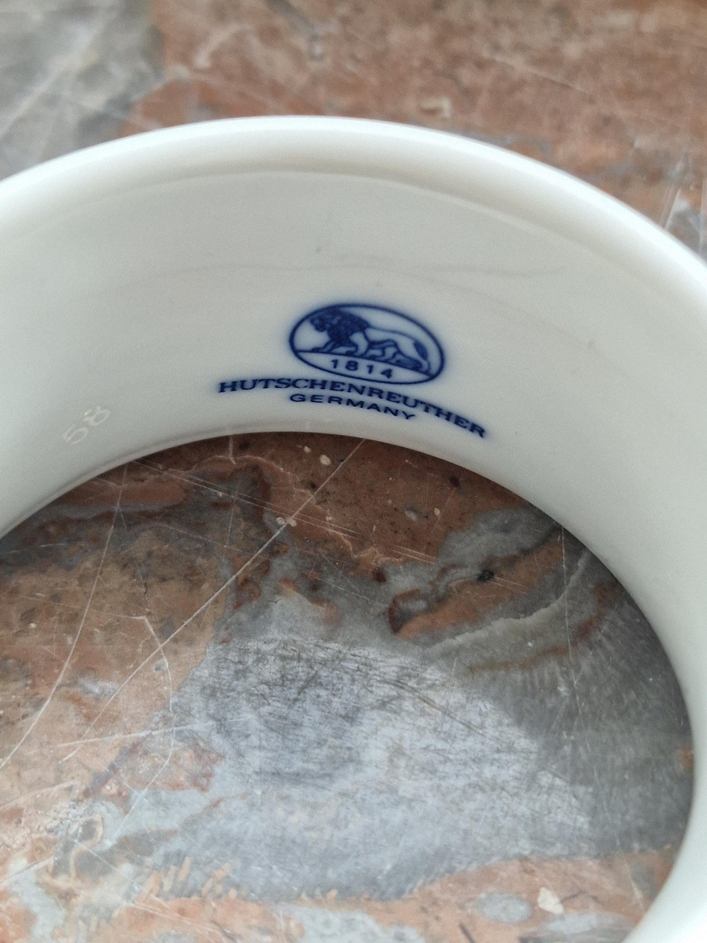 schwiebelmuster zwiebelmuster napkinrings servet houders pirselein hutschenreuter