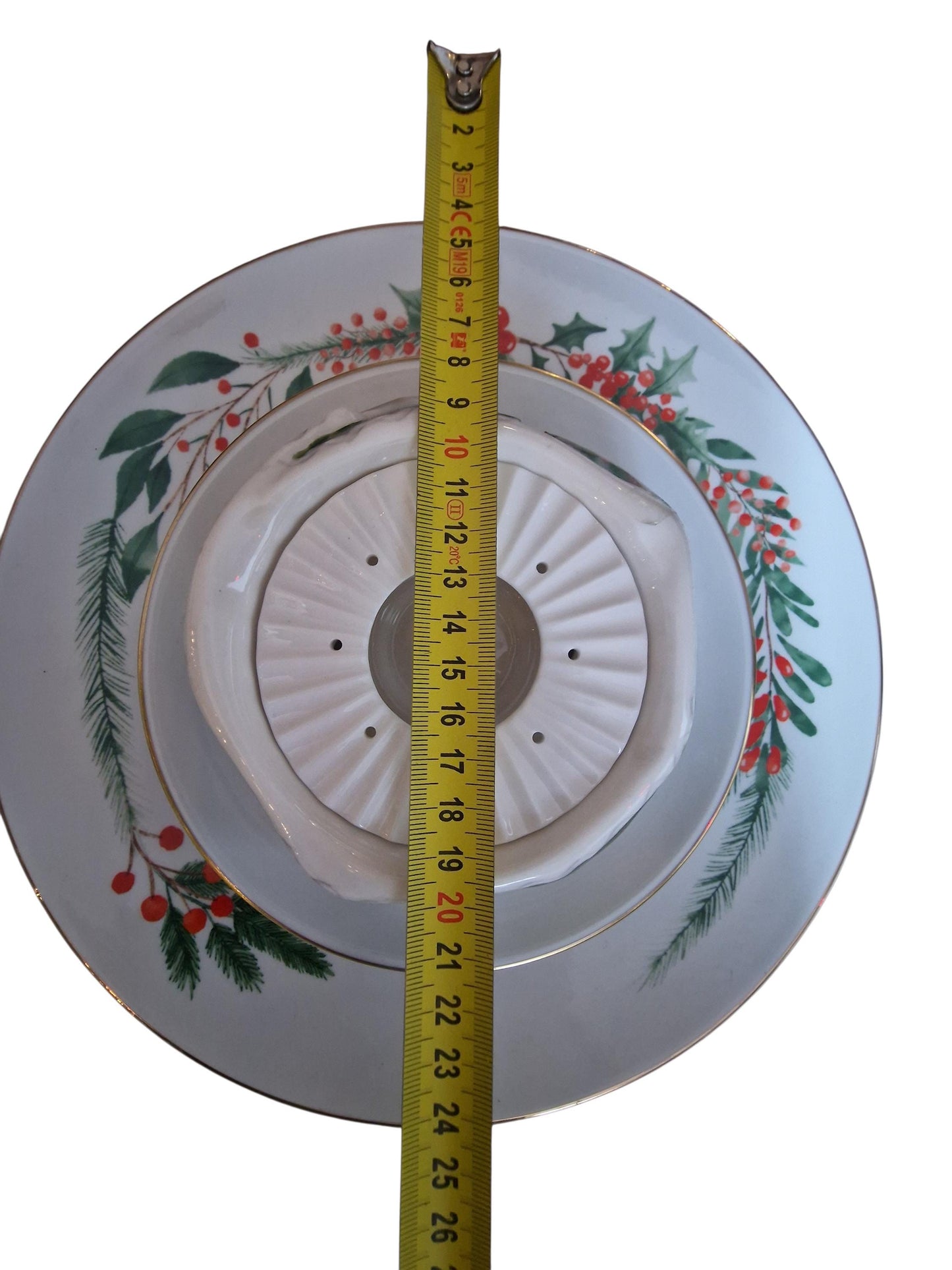 kerstservies xmas tea breakfast service vintage porcelain germany villeroy boch, ah, furstenberg bavaria