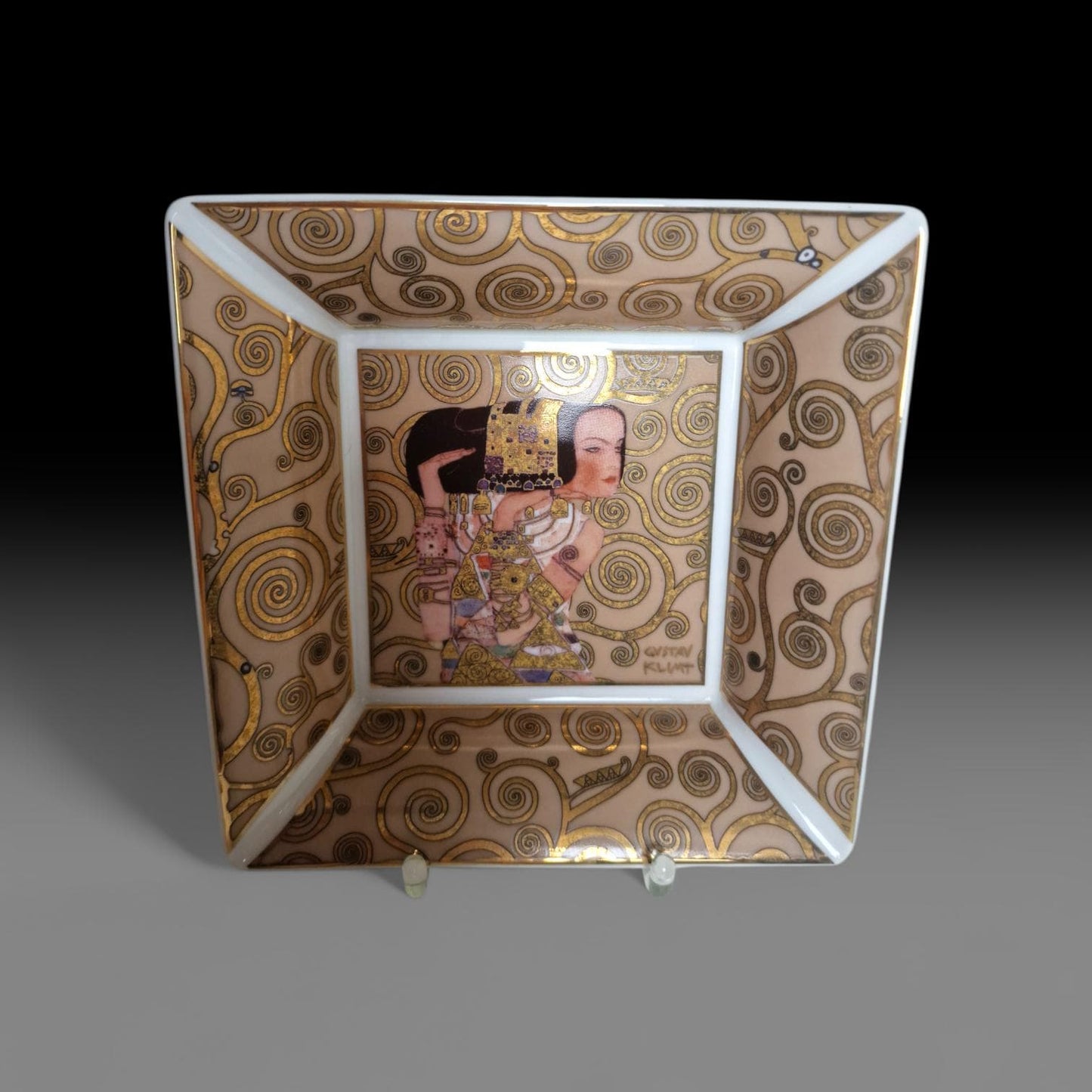 Gustav Klimt x Goebel artis orbis Porcelain dish