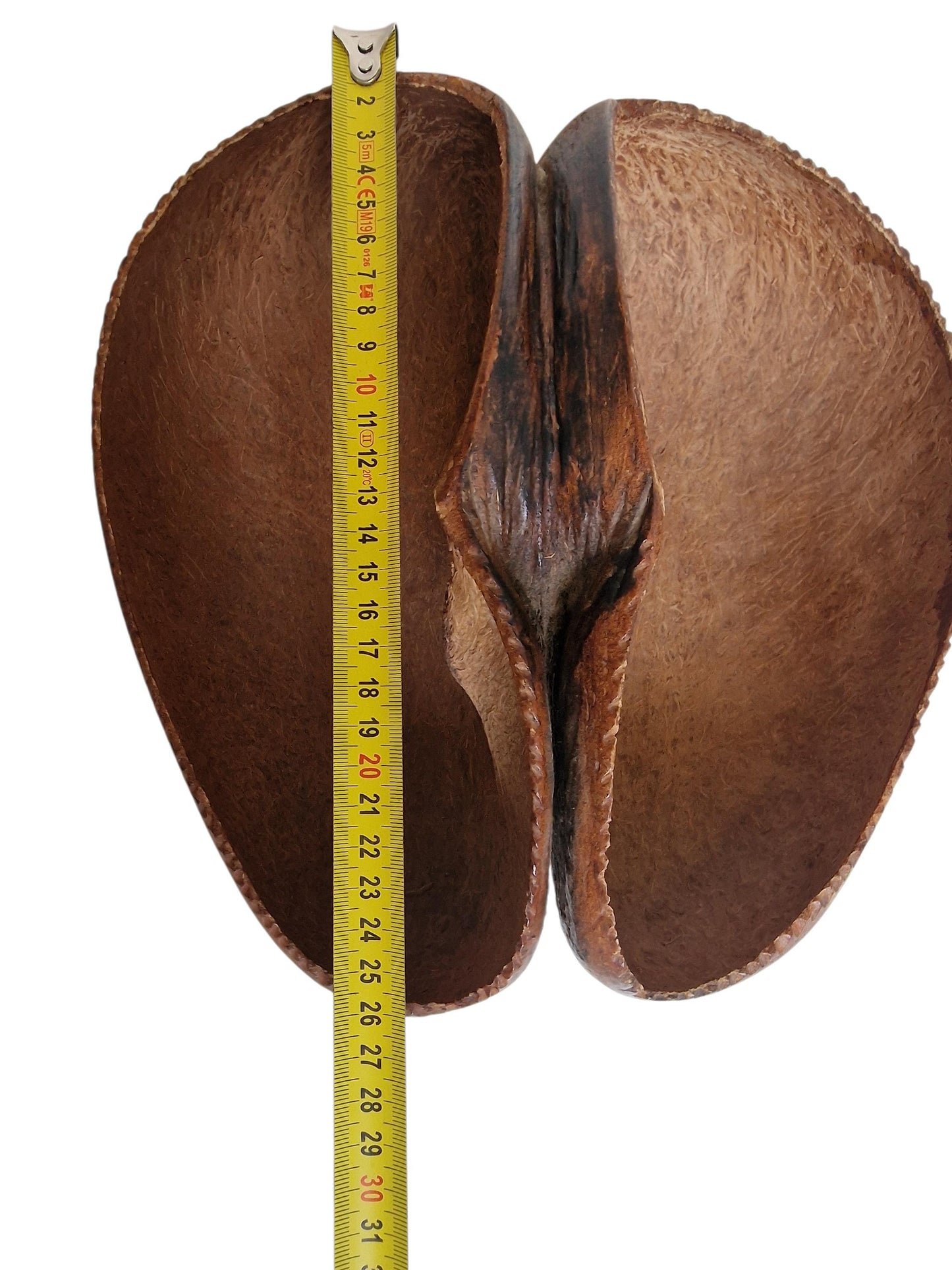 Polished Coco de Mer – Large Seychelles Coconut Sculpture, Exotic Decor basket