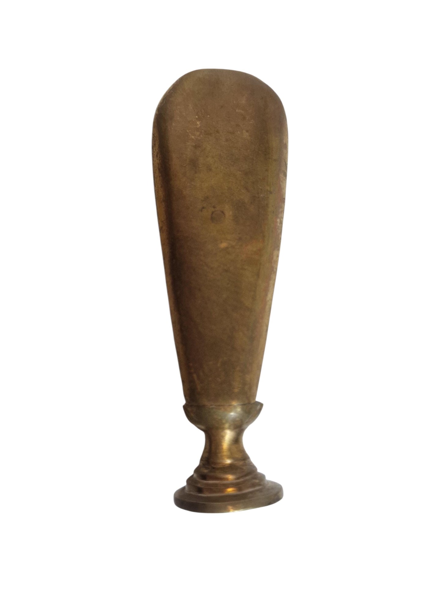 Antique Asian Brass Buddhist Figure with Halo – Early 20th Century